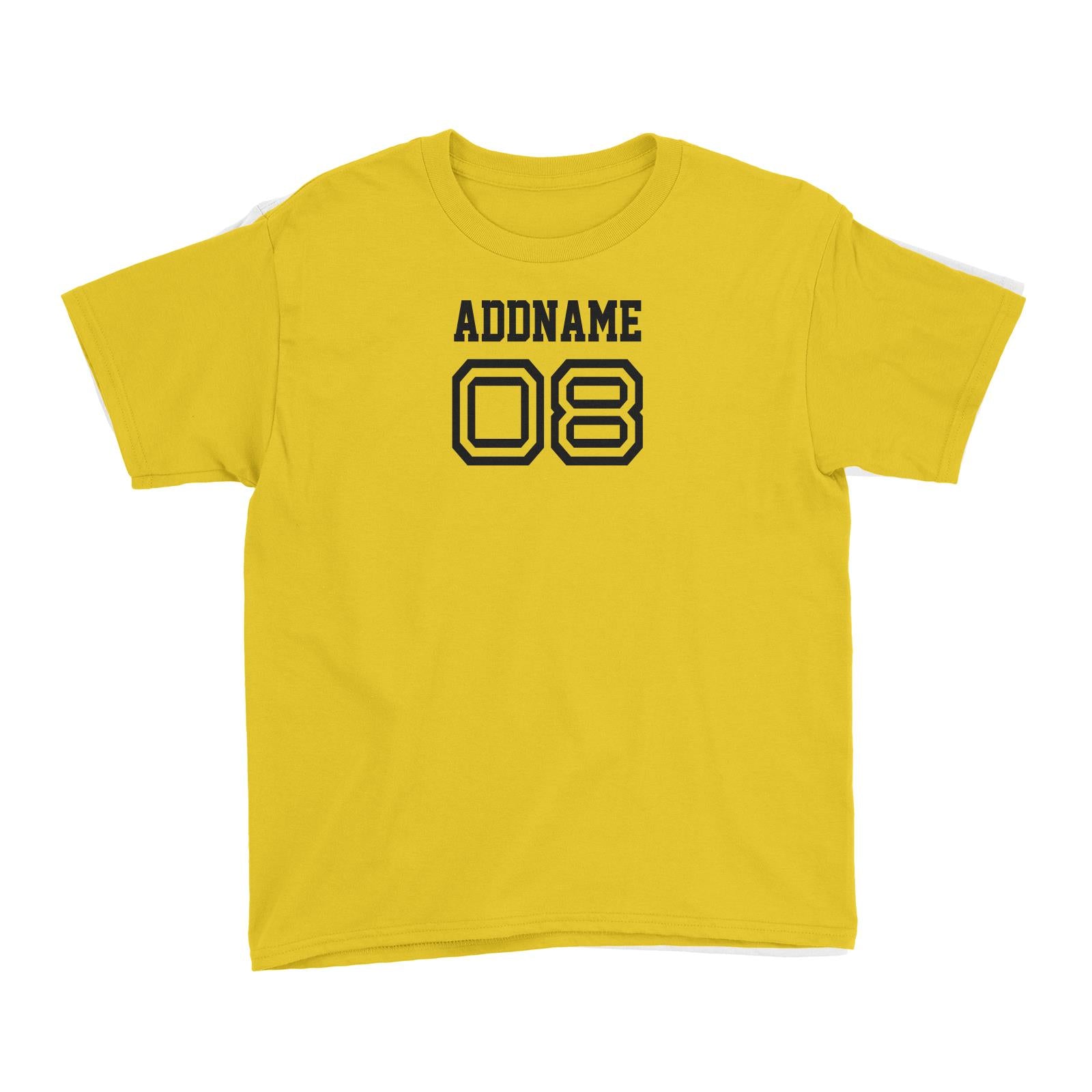 Name Number Family Addname Kid's T-Shirt