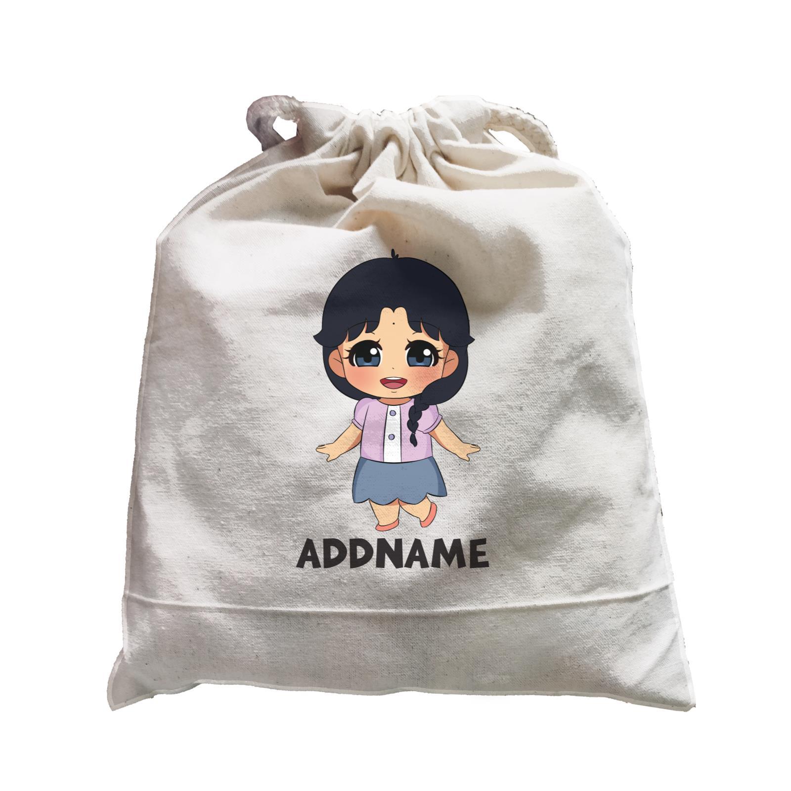 Children's Day Gift Series Little Indian Girl Addname  Satchel