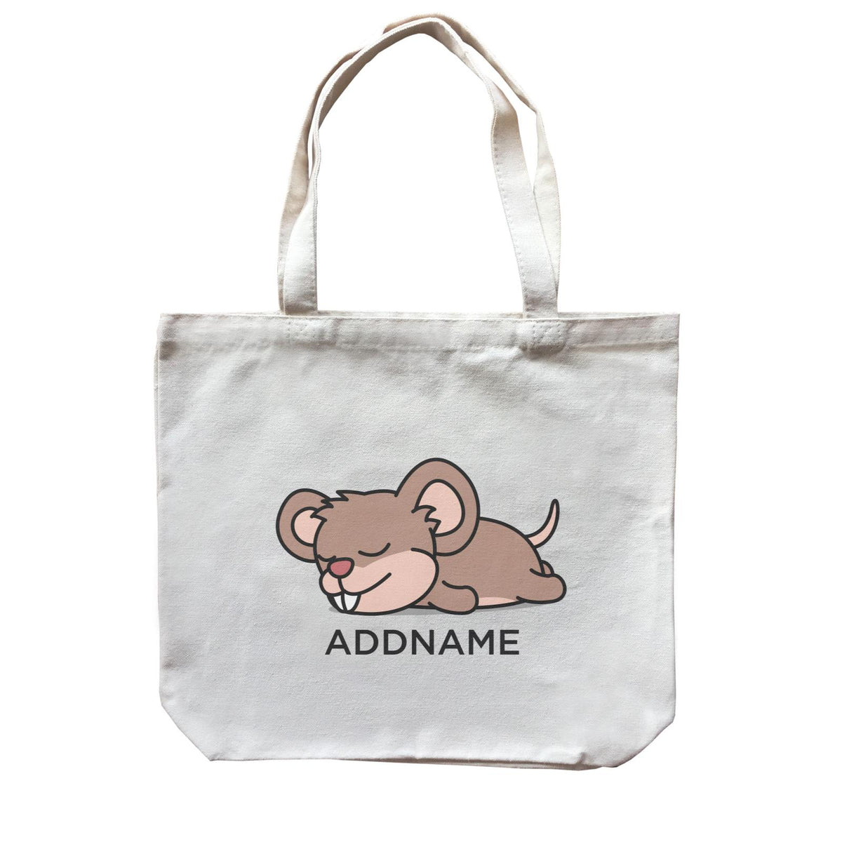 Lazy Rat Addname Canvas Bag