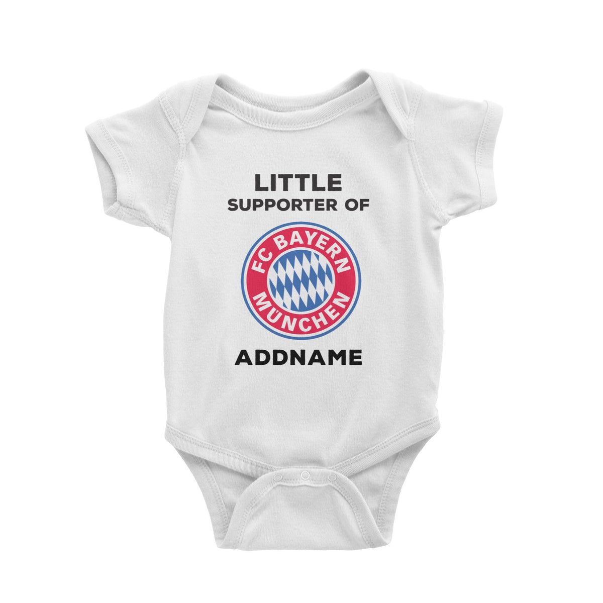 FC Bayern Munich Little Supporter Personalizable with Name Baby Romper
