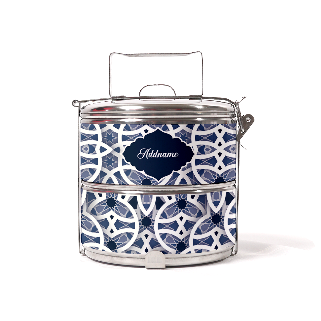 Ratu Series - Blue Two-Tier Tiffin Carrier