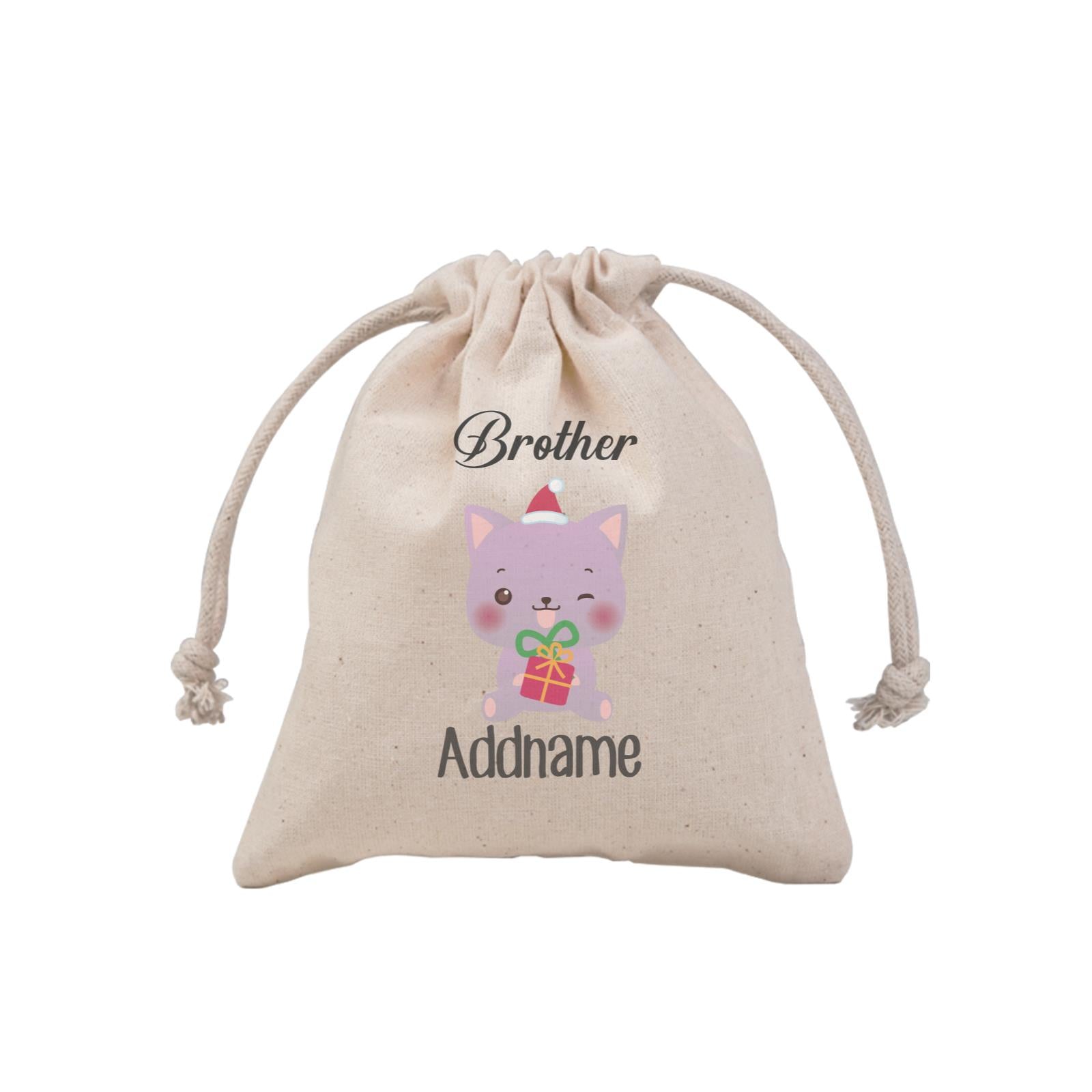 Christmas Cute Animal Series Brother Cat MP Mini Pouch
