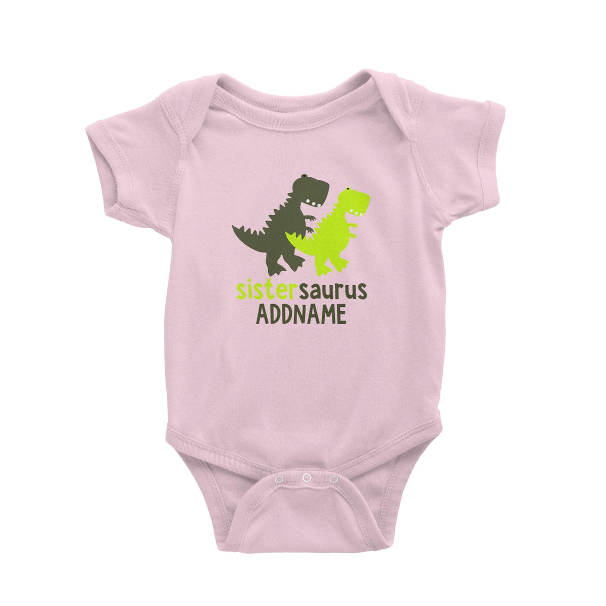 Sistersaurus Baby Romper