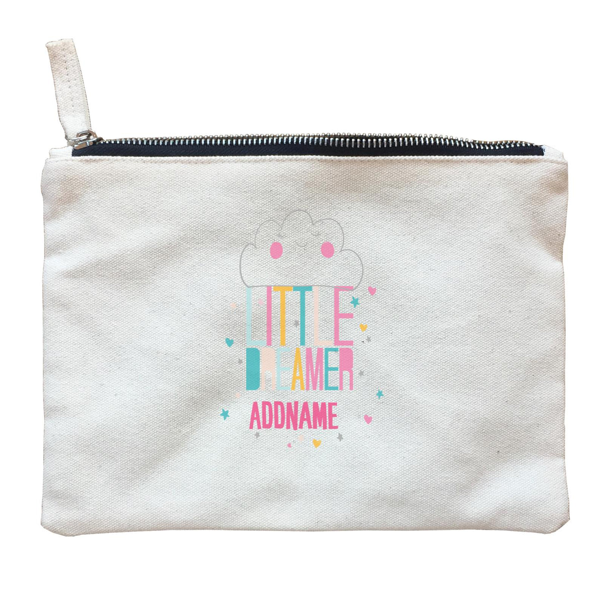 Cool Vibrant Series Little Dreamer Cloud Addname Zipper Pouch