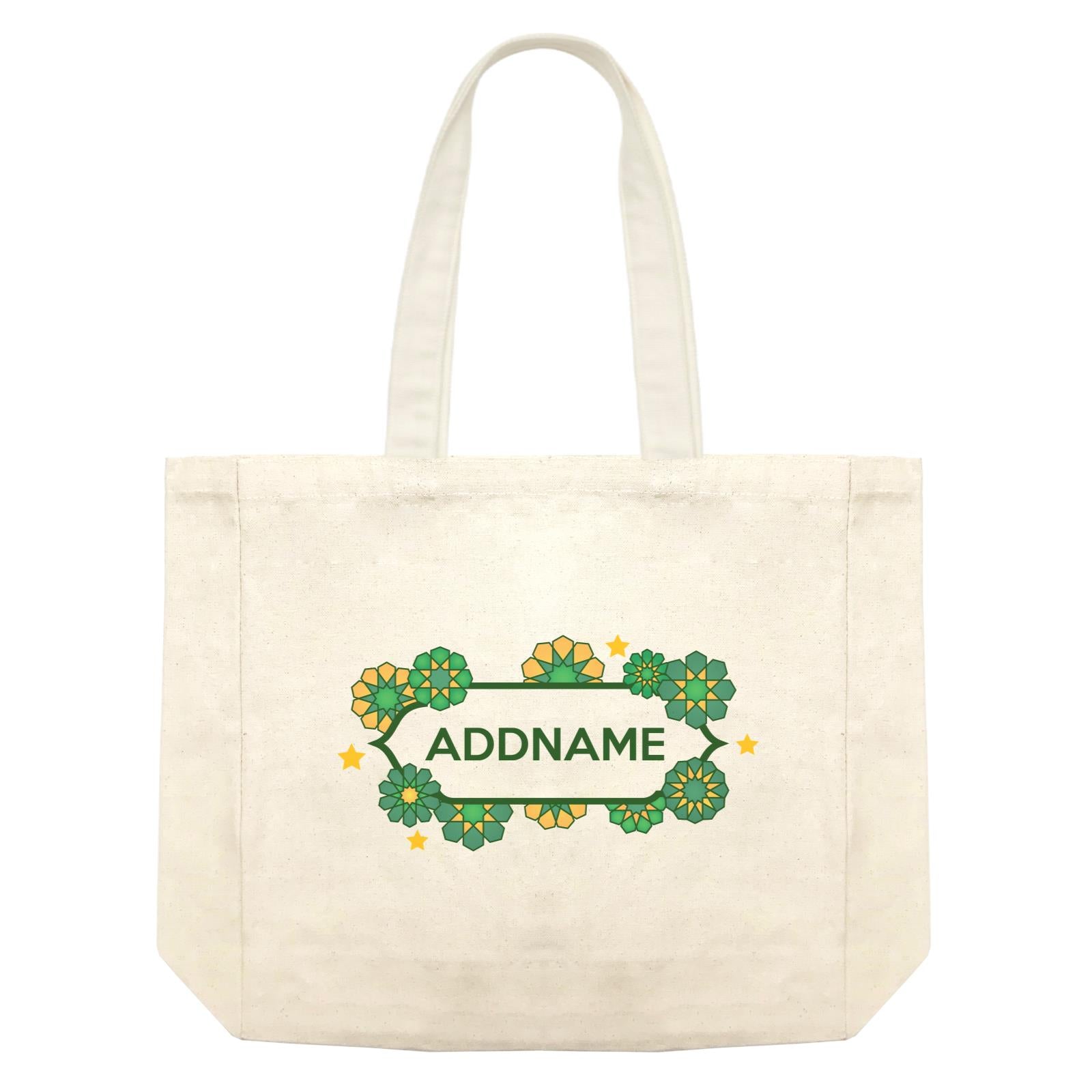 Raya Chest Islamic Geometric Pattern Addname Accessories Shopping Bag