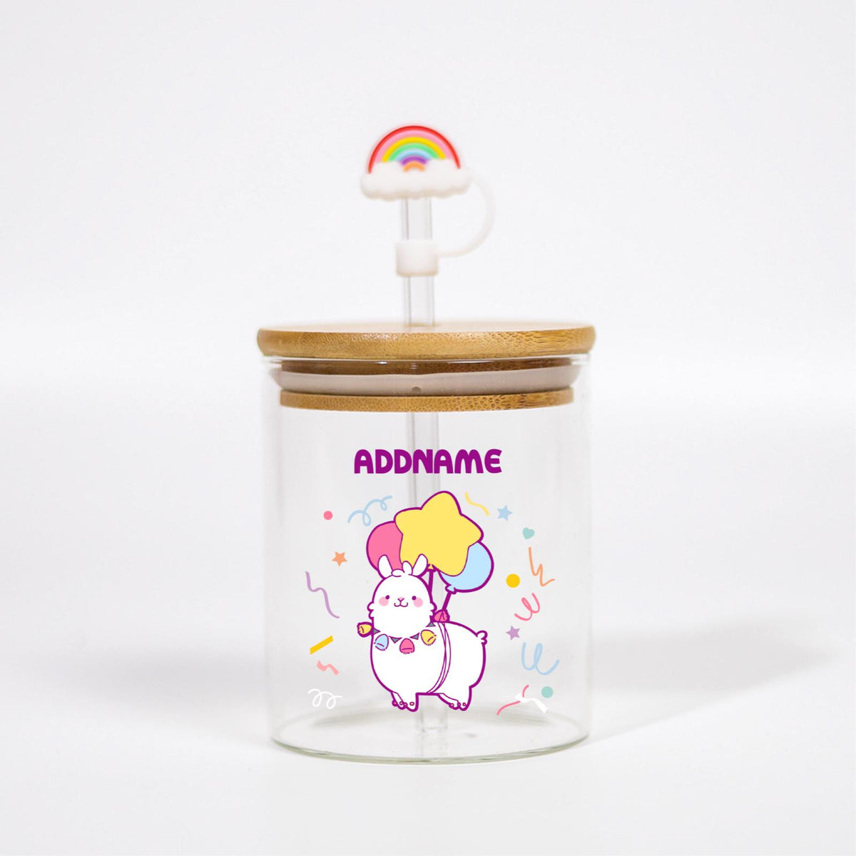 Cutesy Series Canicup - Llama With Balloons