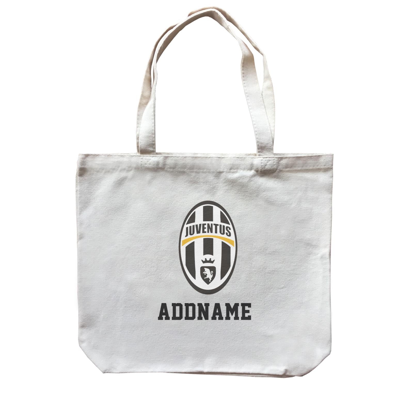 Juventus Football Logo Addname Canvas Bag