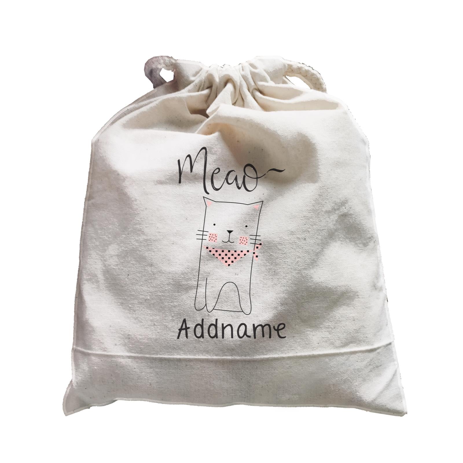 Cute Animals and Friends Series 2 Cat Meow Addname Satchel