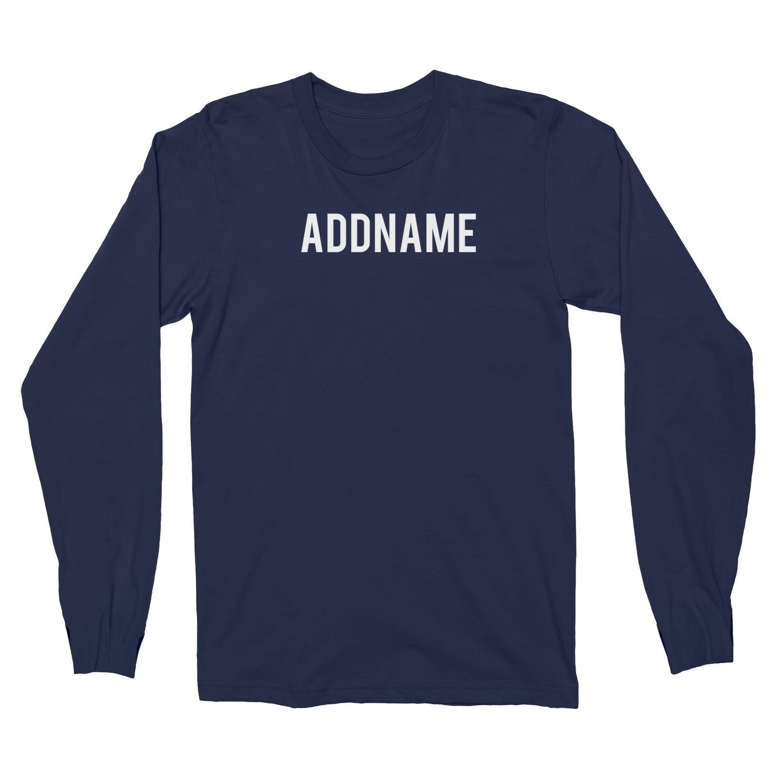 Matching Dog and Owner Lost Dog Addname Long Sleeve Unisex T-Shirt