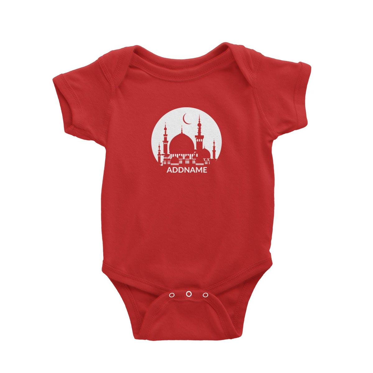 Mosque Moon Baby Romper Raya Personalizable Designs