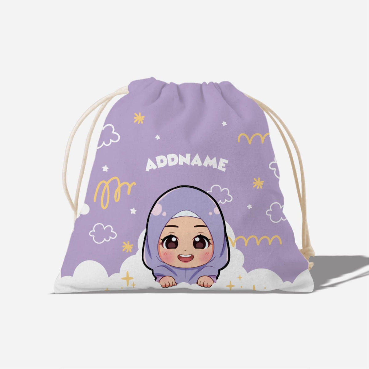 Chibi Me Series Full Print Satchel - Malay Female