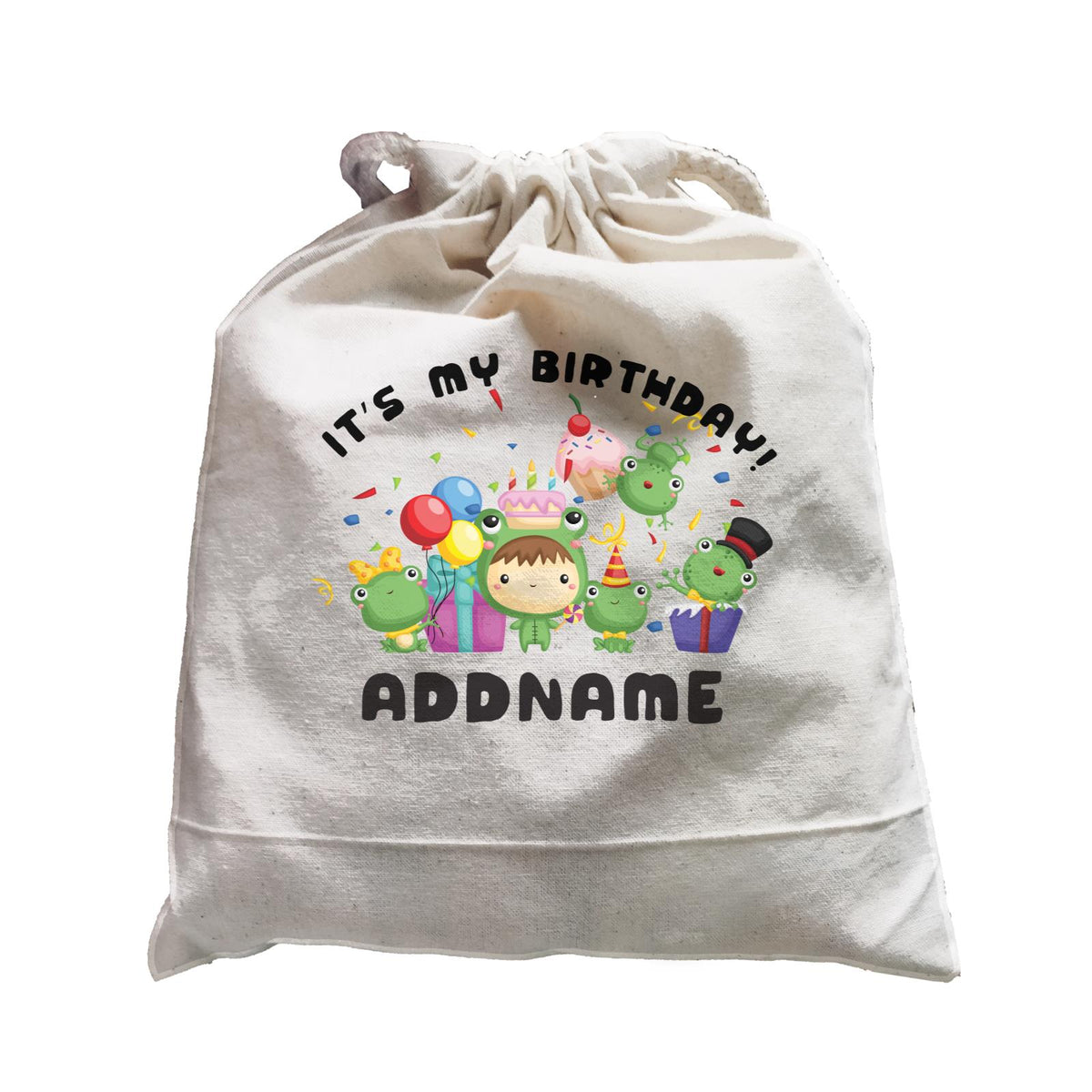 Birthday Frog Happy Frog Group It's My Birthday Addname Satchel