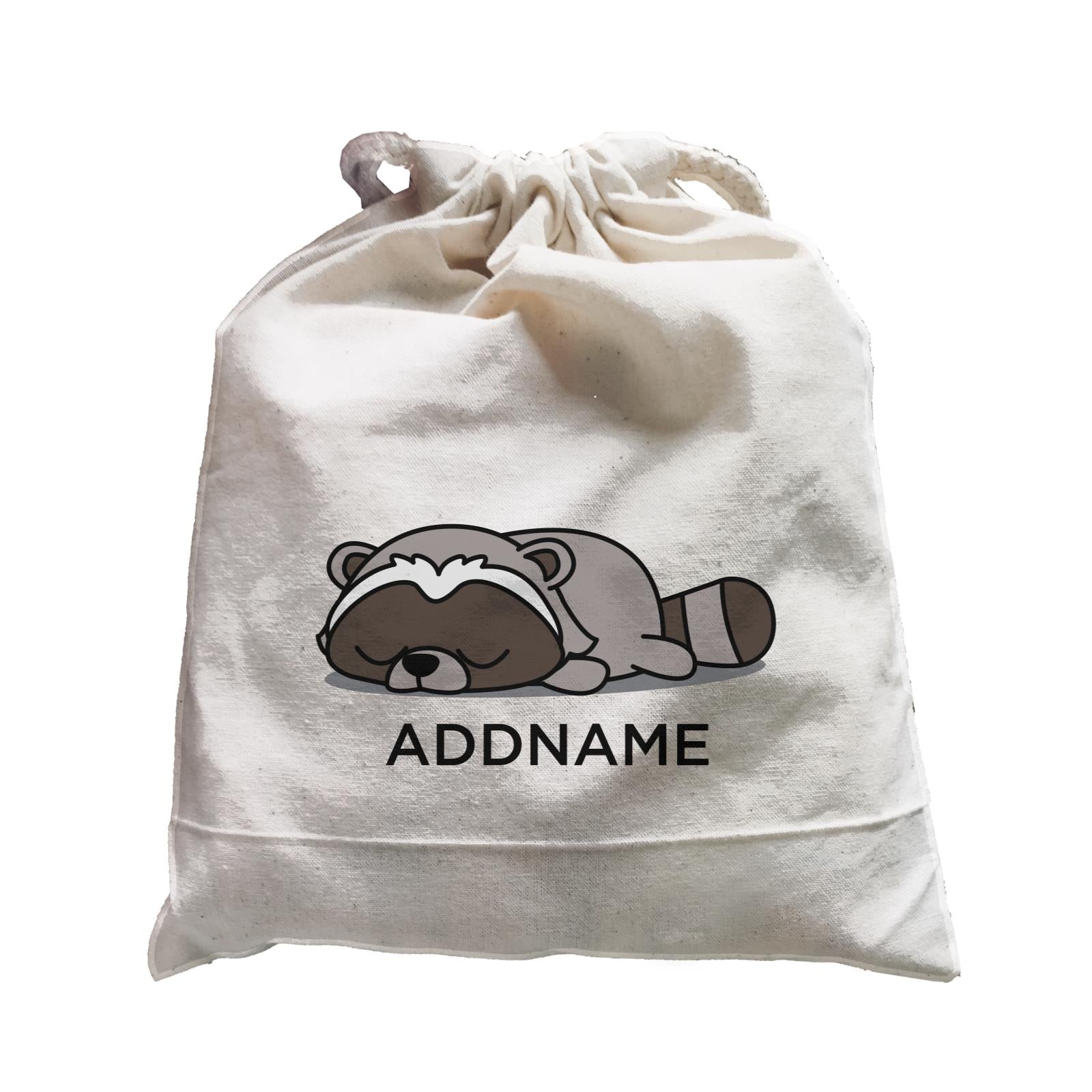 Lazy Raccoon Addname Satchel