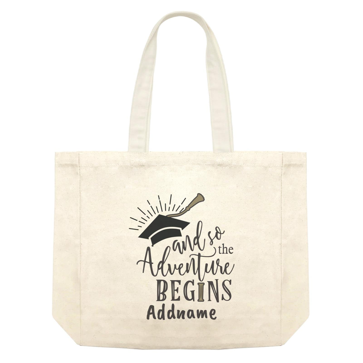 Graduation Series And So The Adventure Begins Shopping Bag