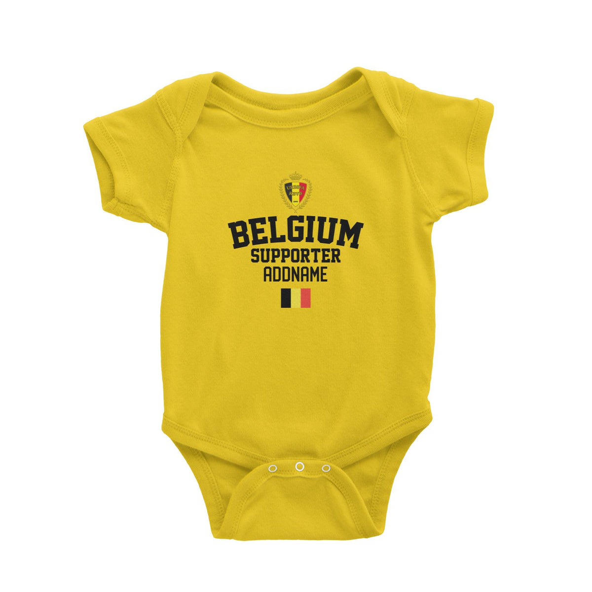 Belgium Supporter World Cup Addname Baby Romper