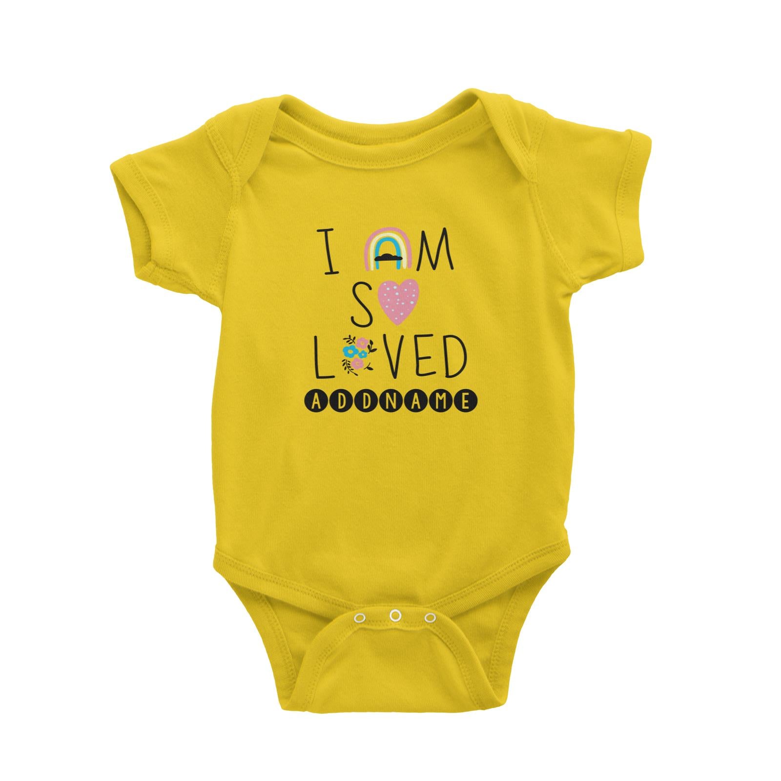 Children's Day Gift Series I Am So Loved Addname Baby Romper