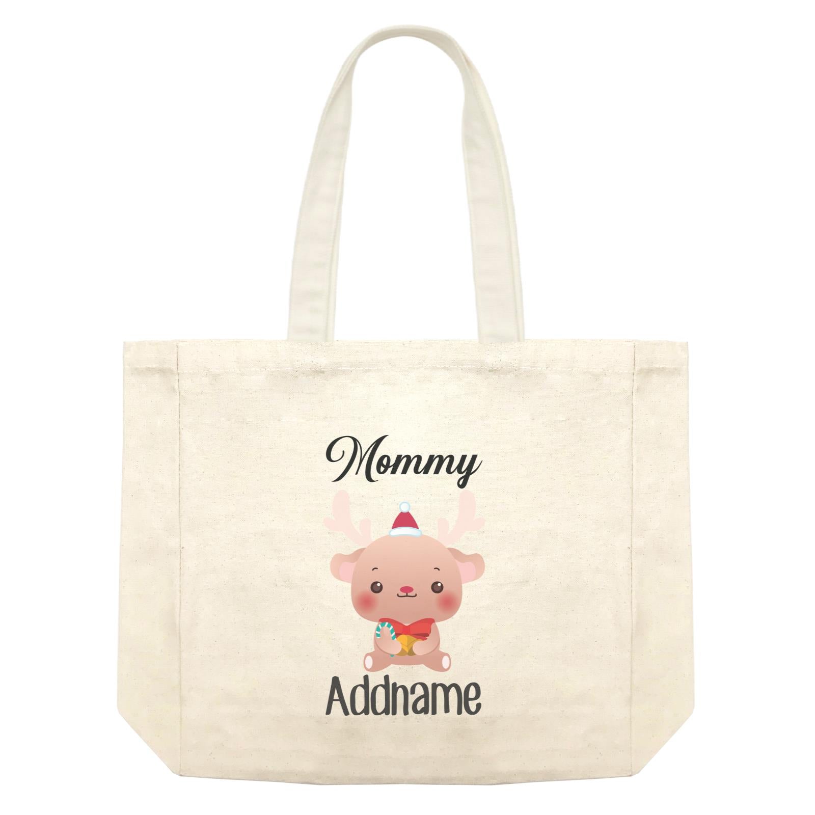 Christmas Cute Animal Series Mommy Deer Shopping Bag