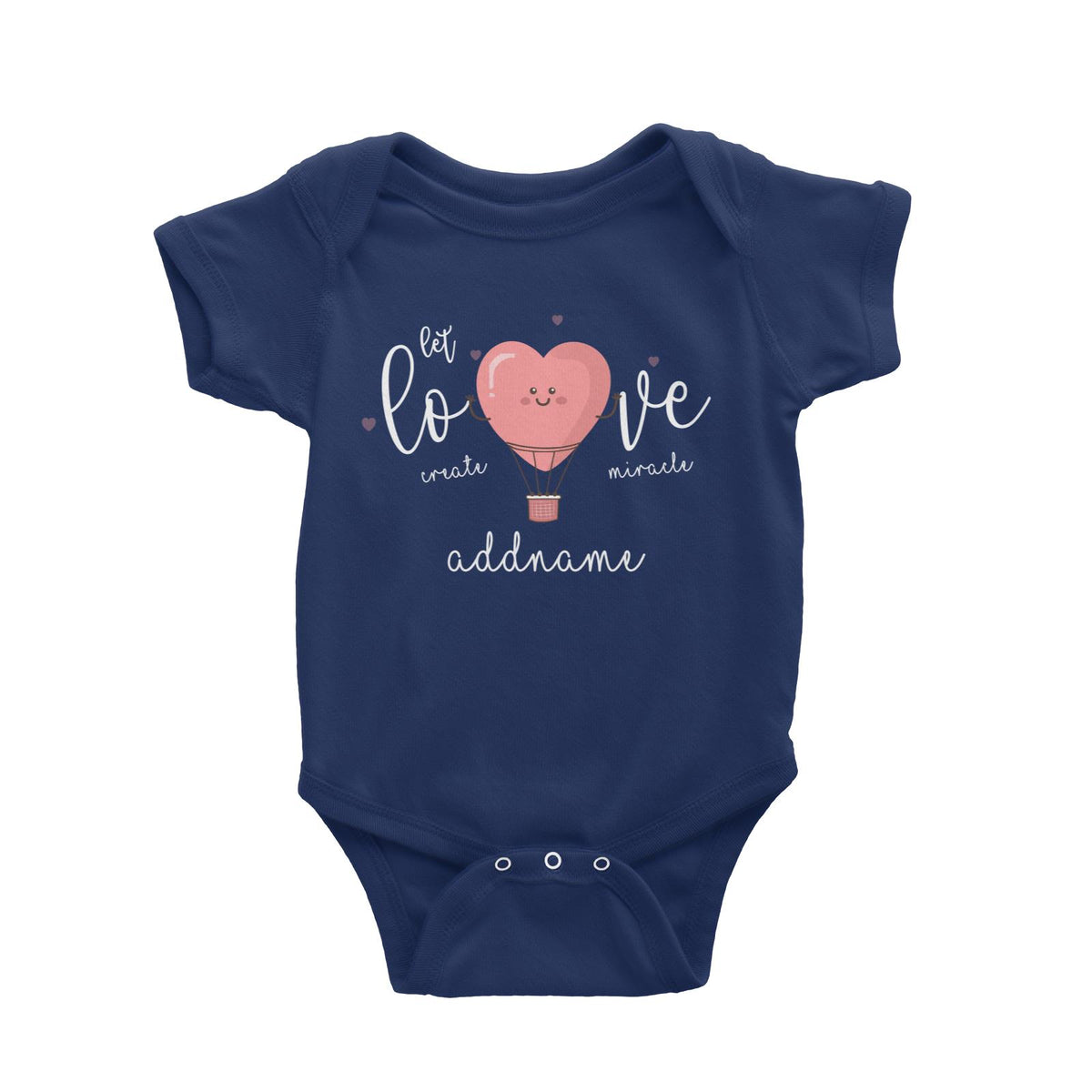 Let Love Create Miracle Baby Romper
