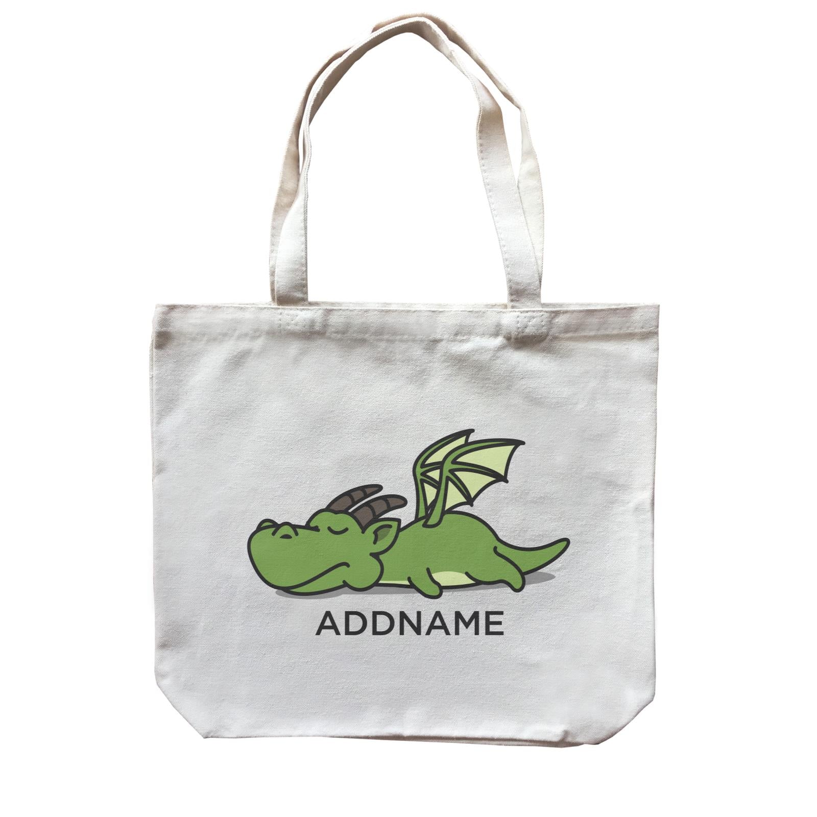 Lazy Dragon Addname Canvas Bag