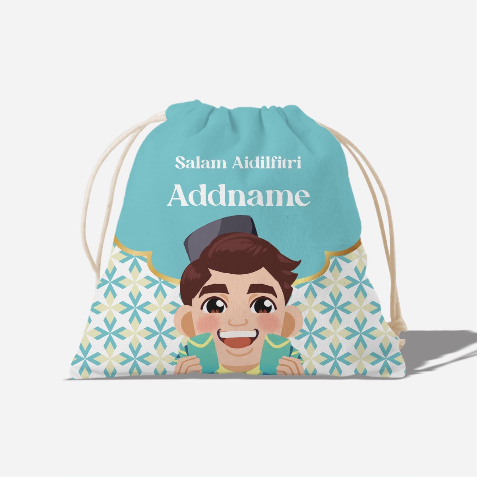 Seindah Lebaran Full Print Satchel - Abah