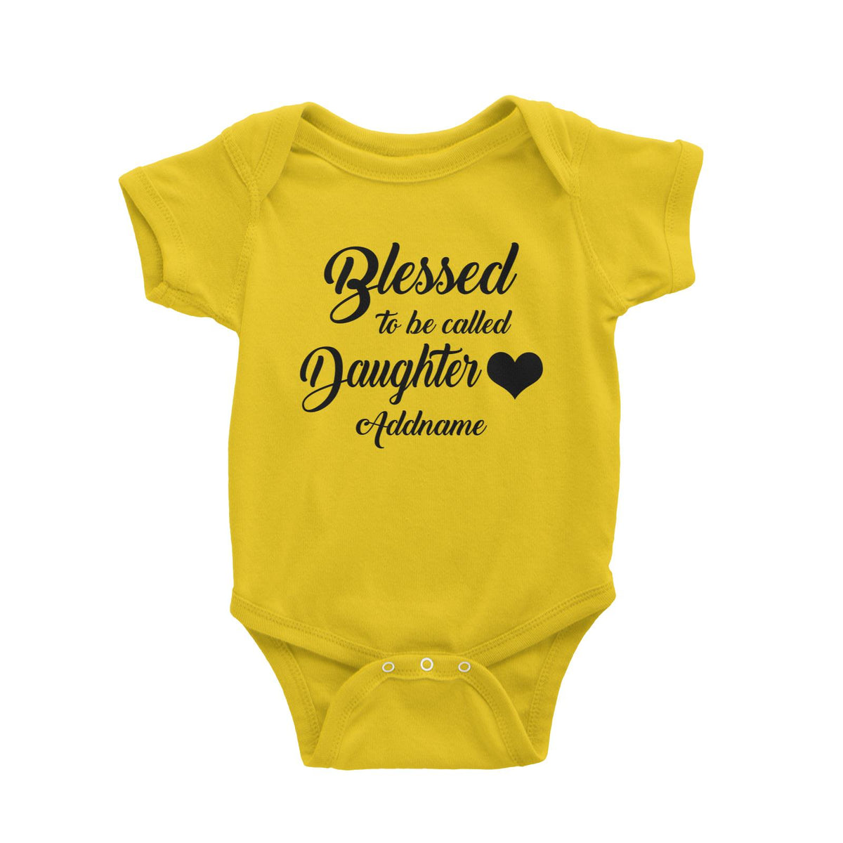 Blessed To Be Called Daughter Baby Romper