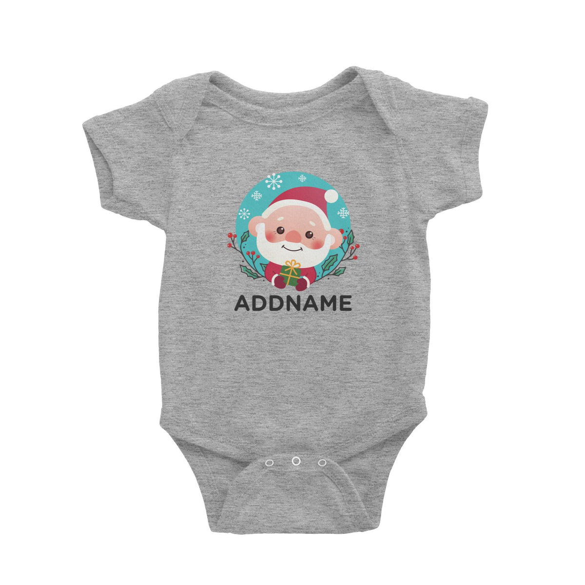 Christmas Cute Animal Series Cute Santa Baby Romper