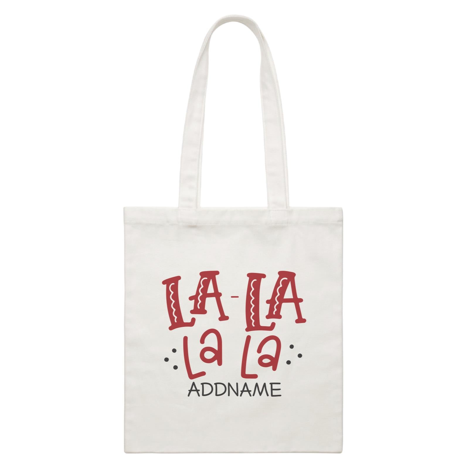 Xmas La-La-La-La Canvas Bag