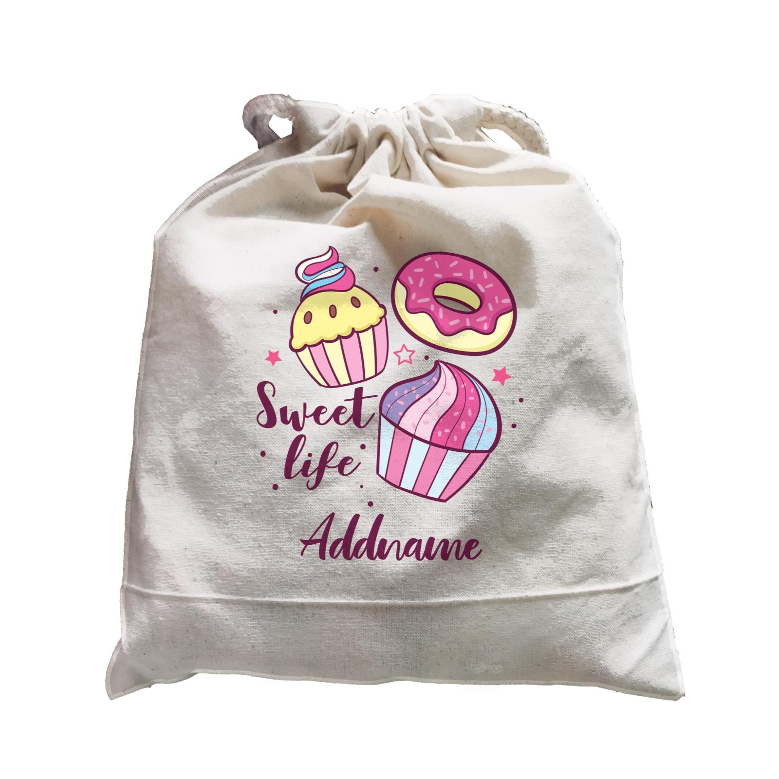 Cool Cute Foods Sweet Life Dessert Addname Satchel