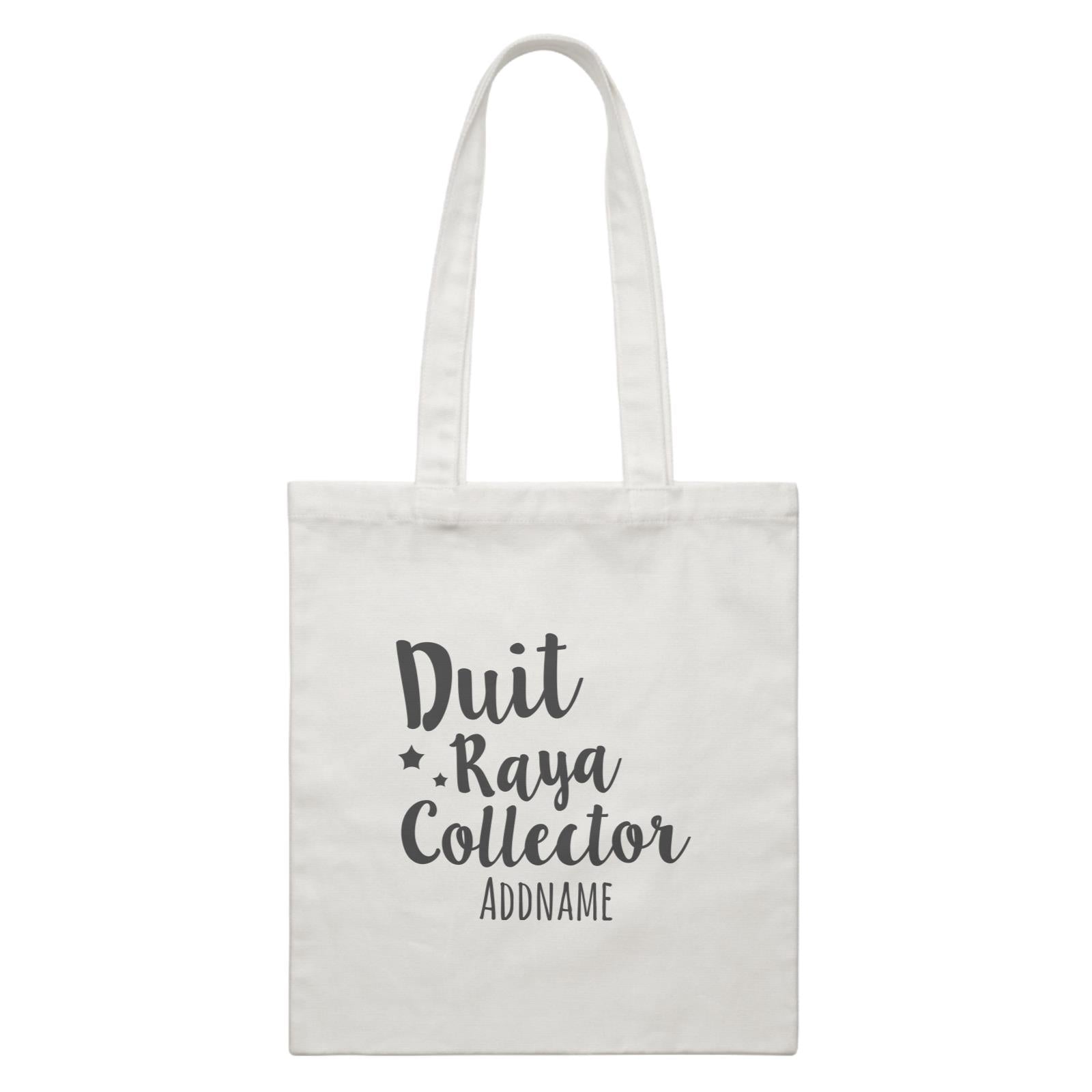 Duit Raya Collector White Canvas Bag