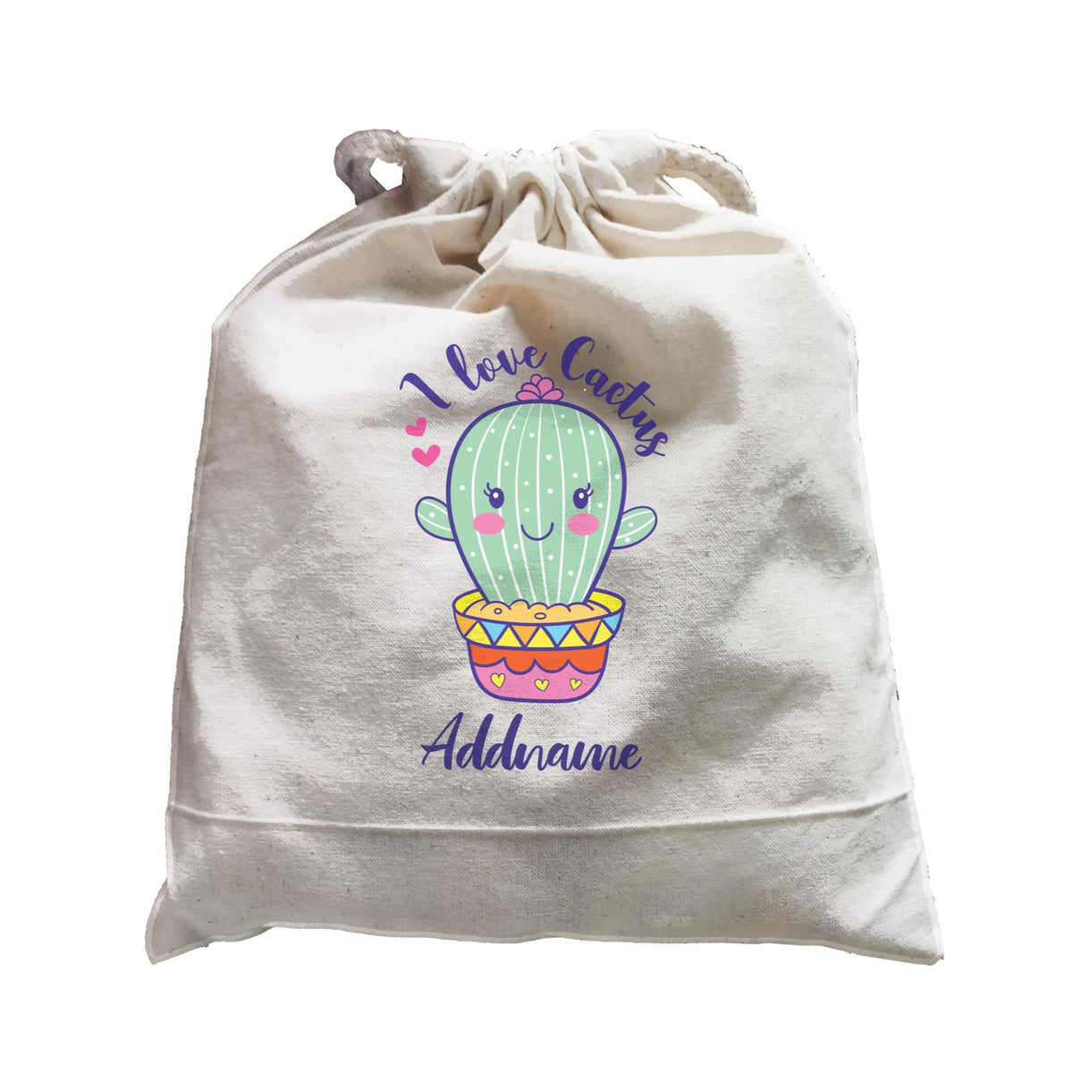 Cool Cute Plants I Love Cactus Addname Satchel