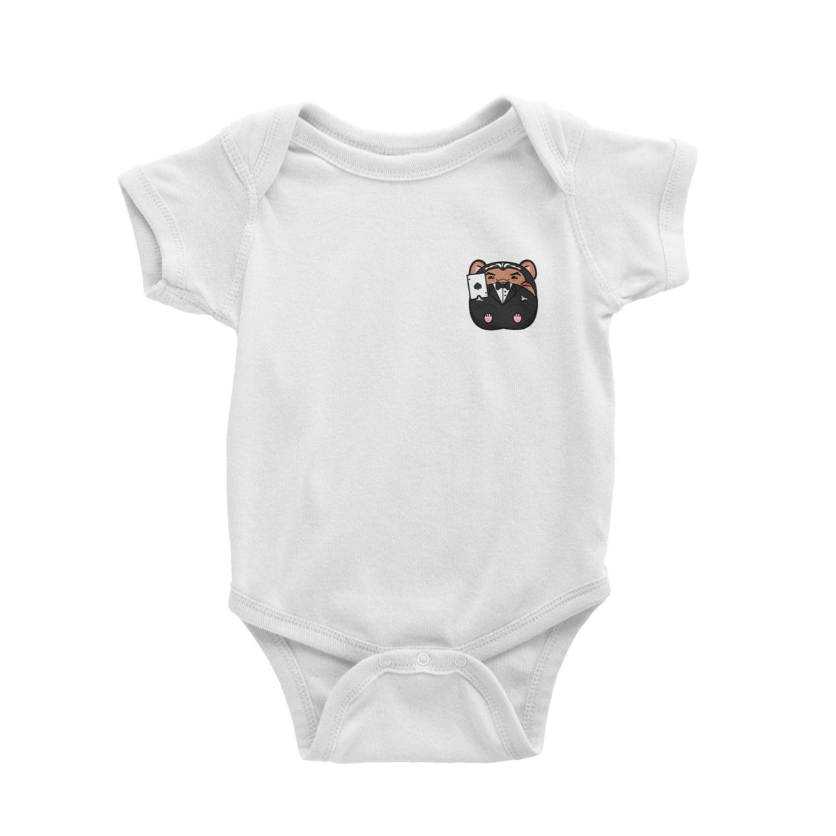 Prosperous Pocket Mouse Series Uncle Ace The Hamster Of Gamblers Baby Romper