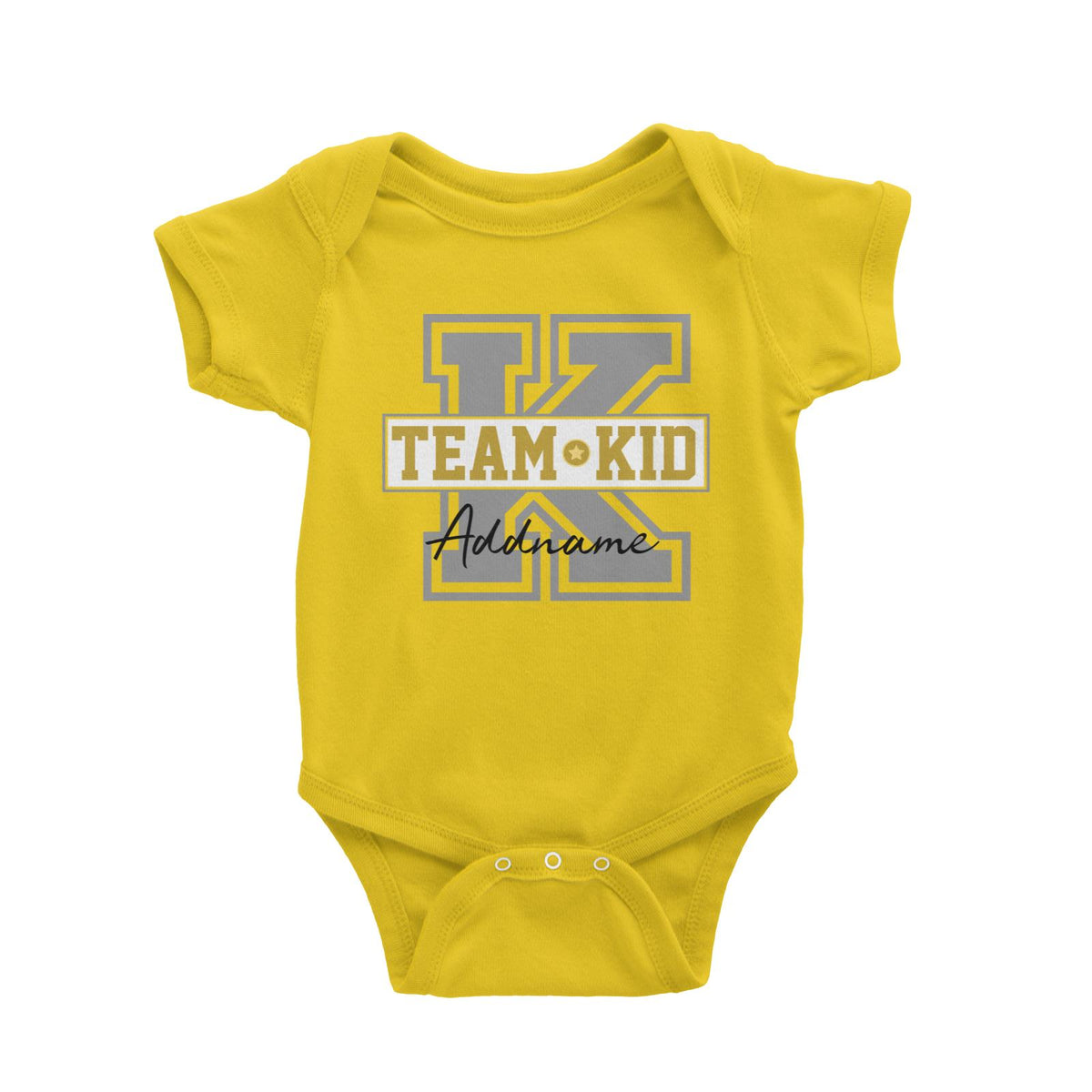 Team Kid Addname Baby Romper
