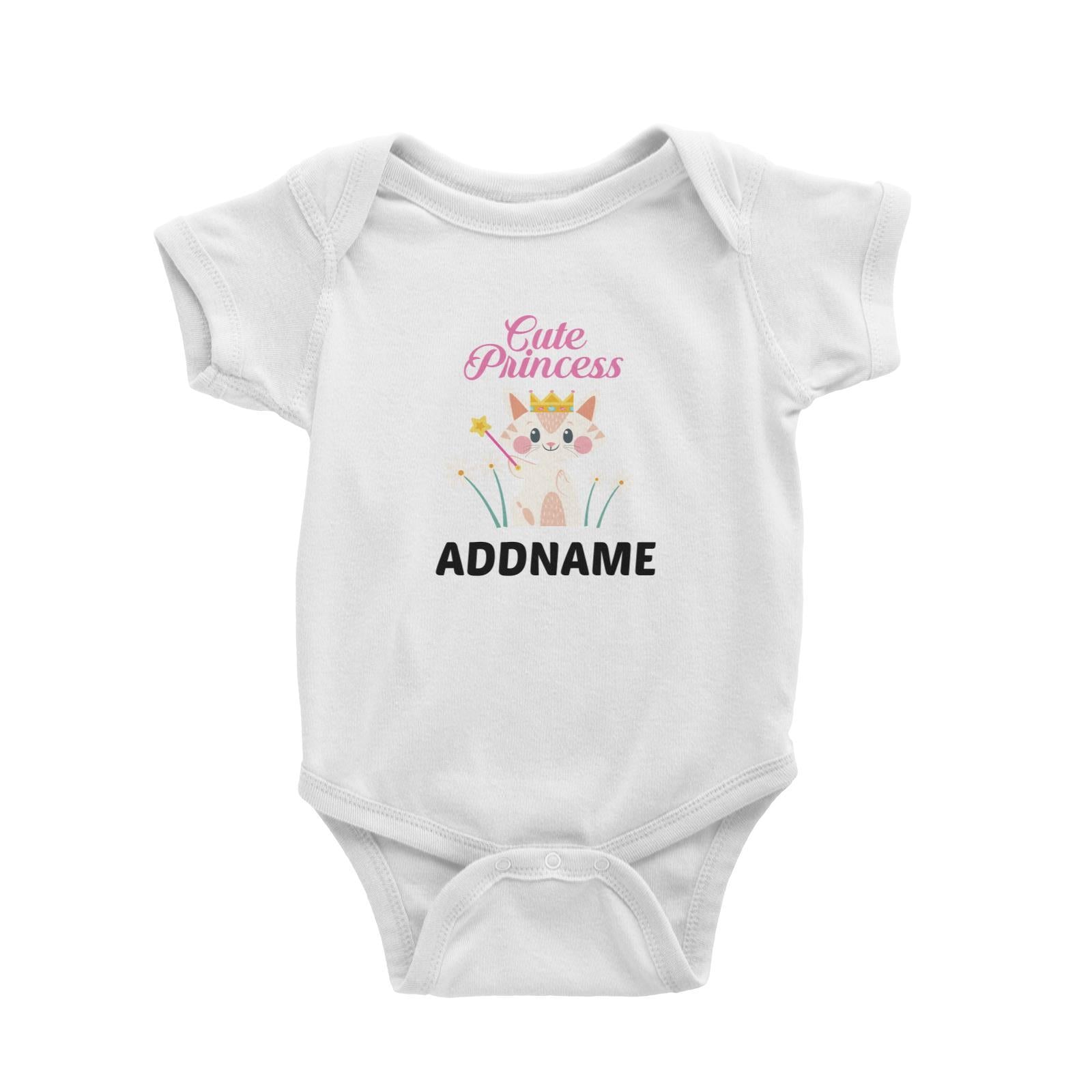 Cute Princess Addname Baby Romper
