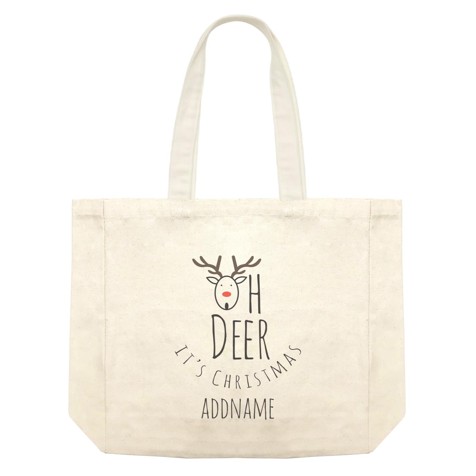 Christmas Series Oh Deer It's Christmas Shopping Bag