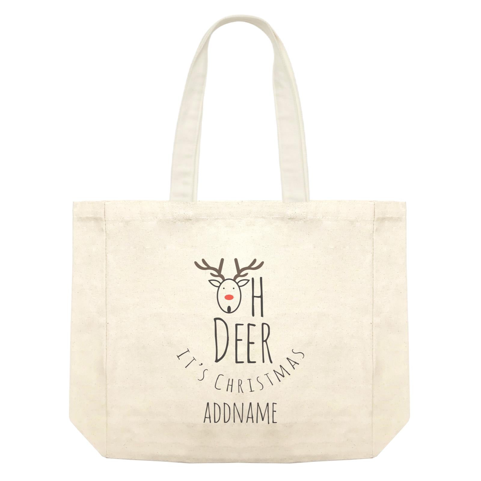 Christmas Series Oh Deer It's Christmas Shopping Bag