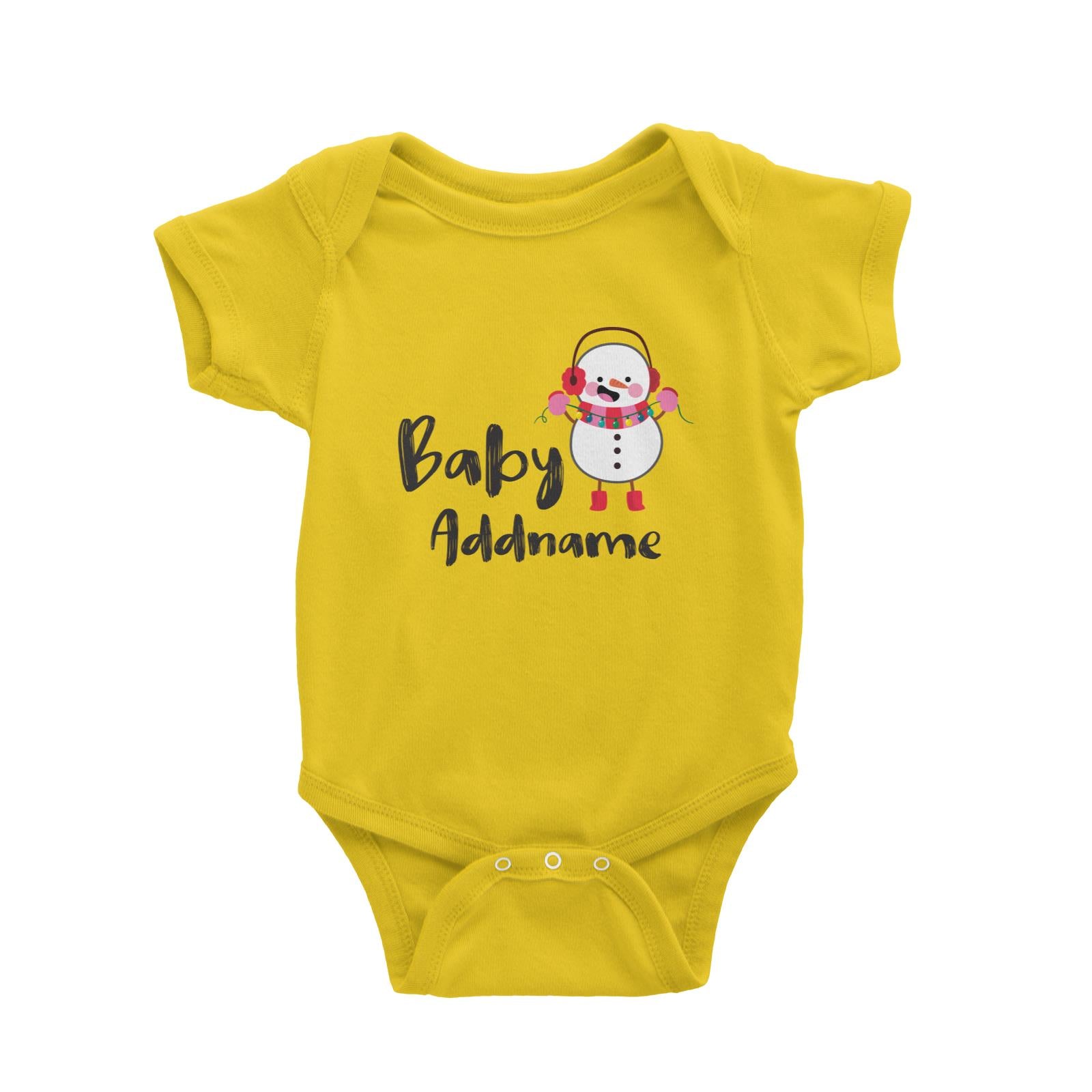 Christmas Series Baby Snowman Baby Romper
