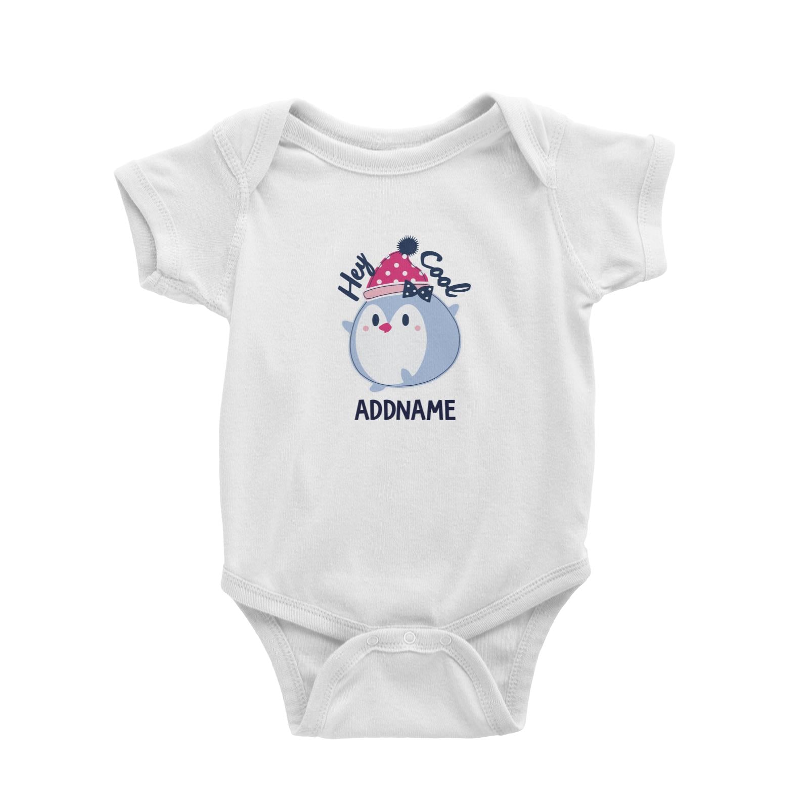Cool Vibrant Series Hey Cool Penguin Addname Baby Romper [SALE]