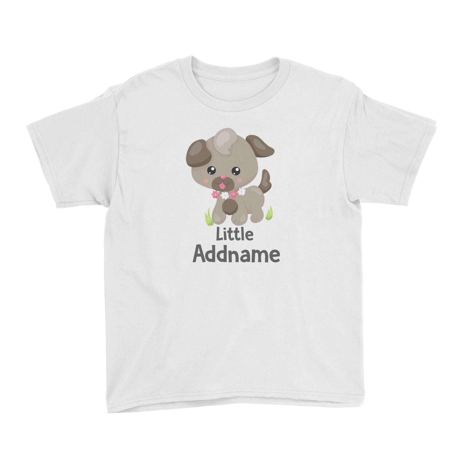 Spring Animals Dog Little Addname Kid's T-Shirt