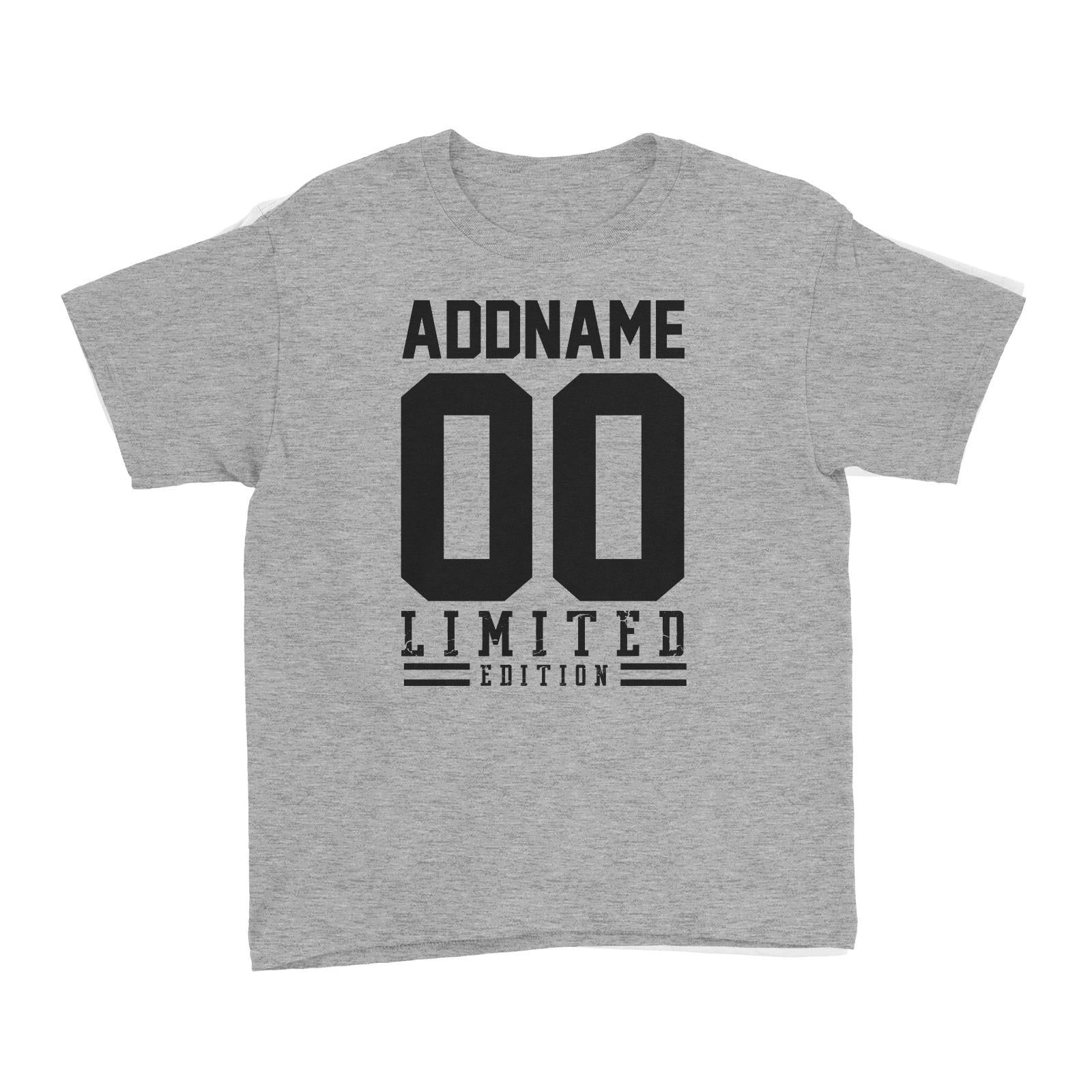 Limited Edition Jersey Personalizable with Name and Number Kid's T-Shirt