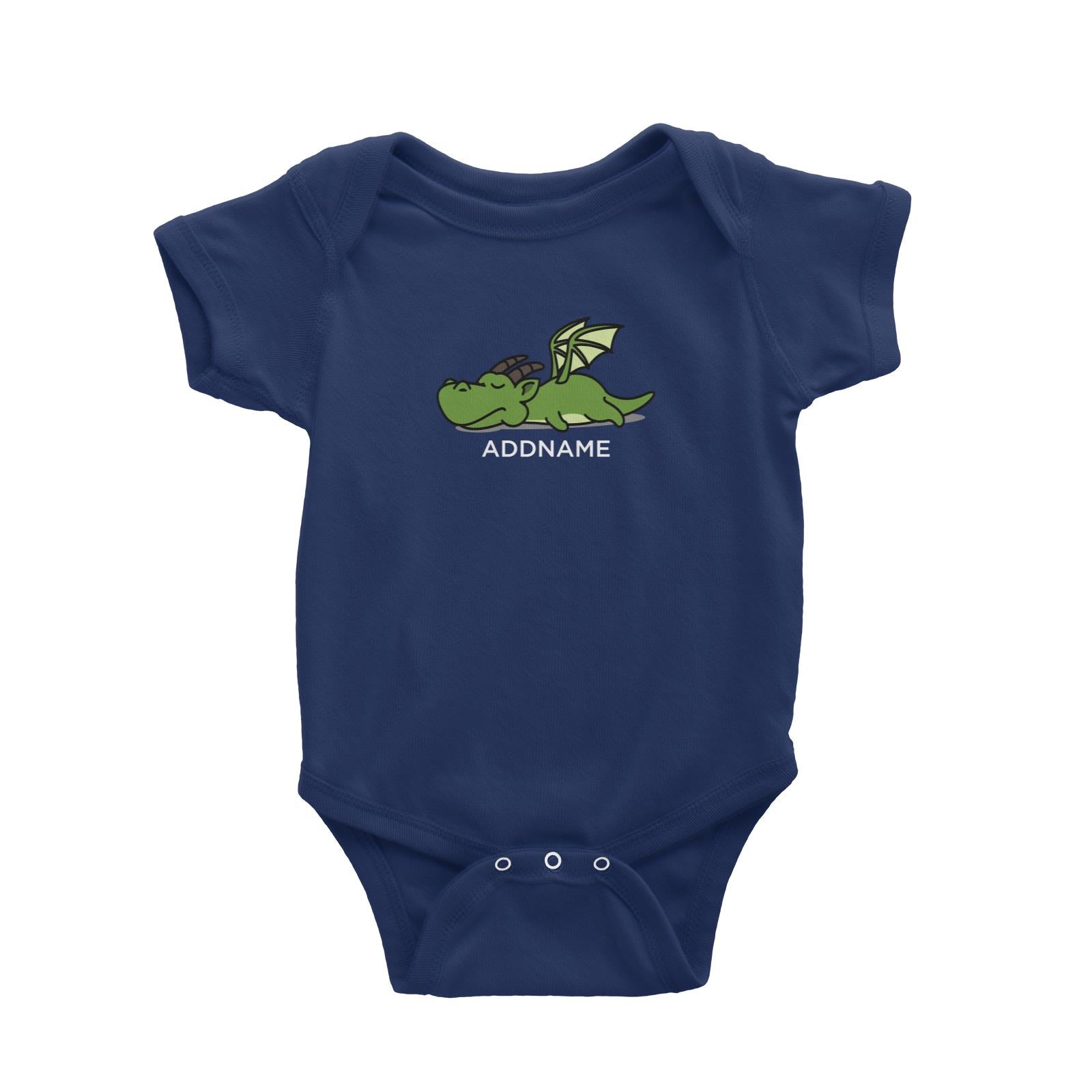 Lazy Dragon Addname Baby Romper