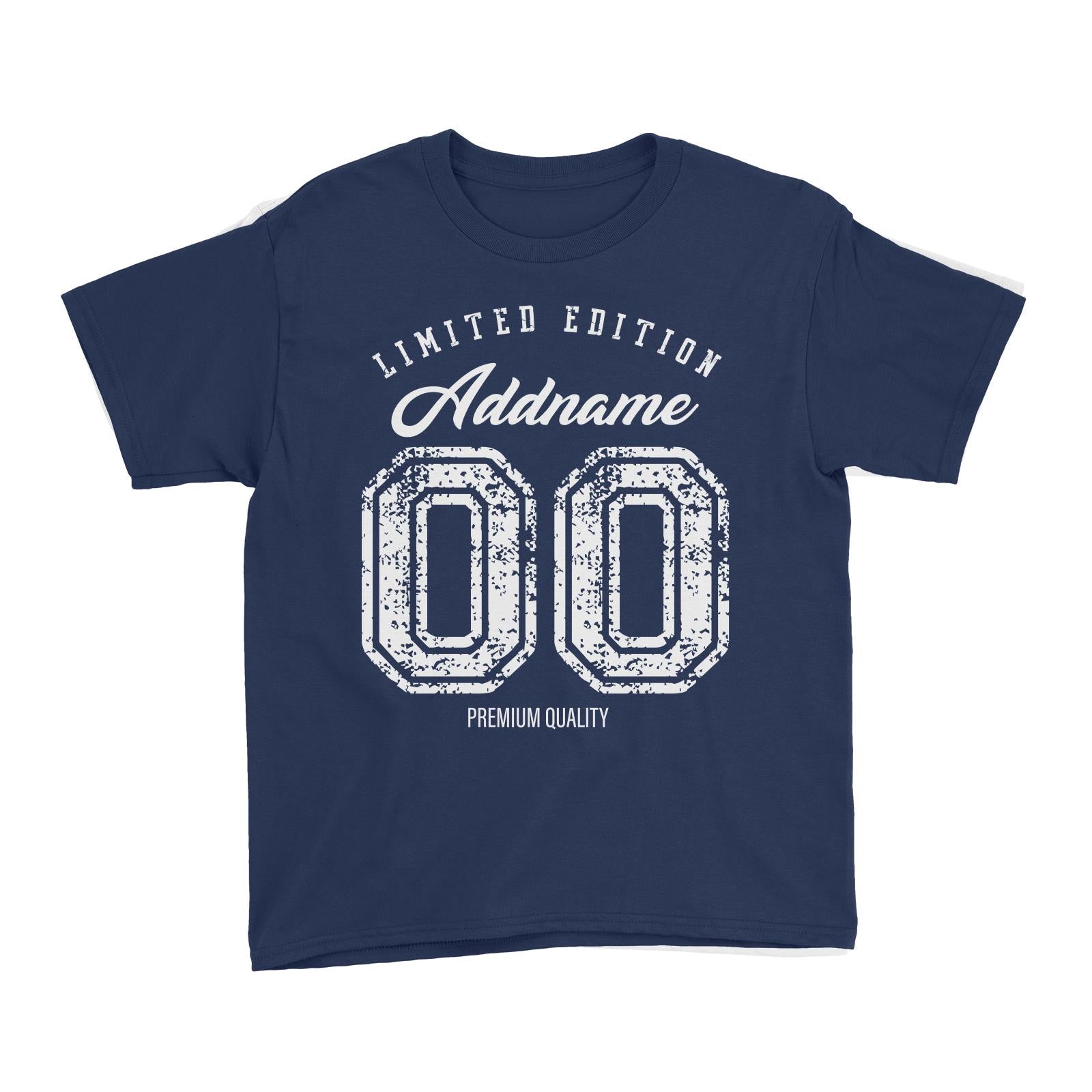 Limited Edition Premium Quality Personalizable with Name and Number Kid's T-Shirt