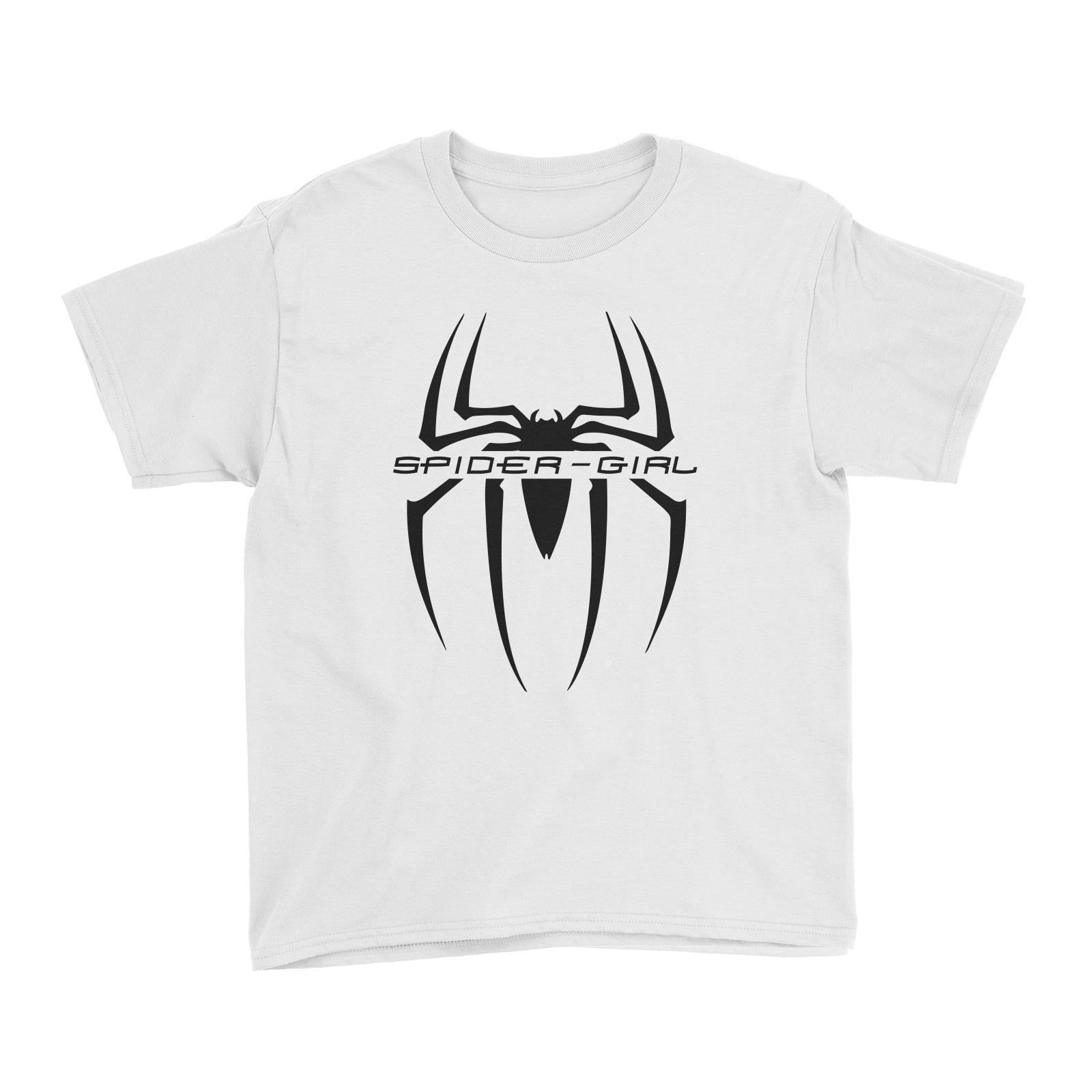 Superhero Spider Girl Kid's T-Shirt  Matching Family