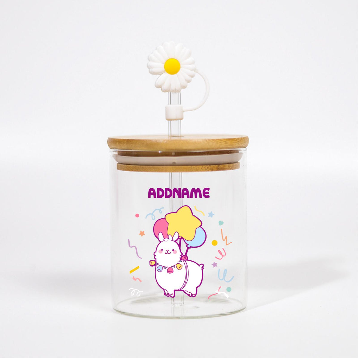 Cutesy Series Canicup - Llama With Balloons
