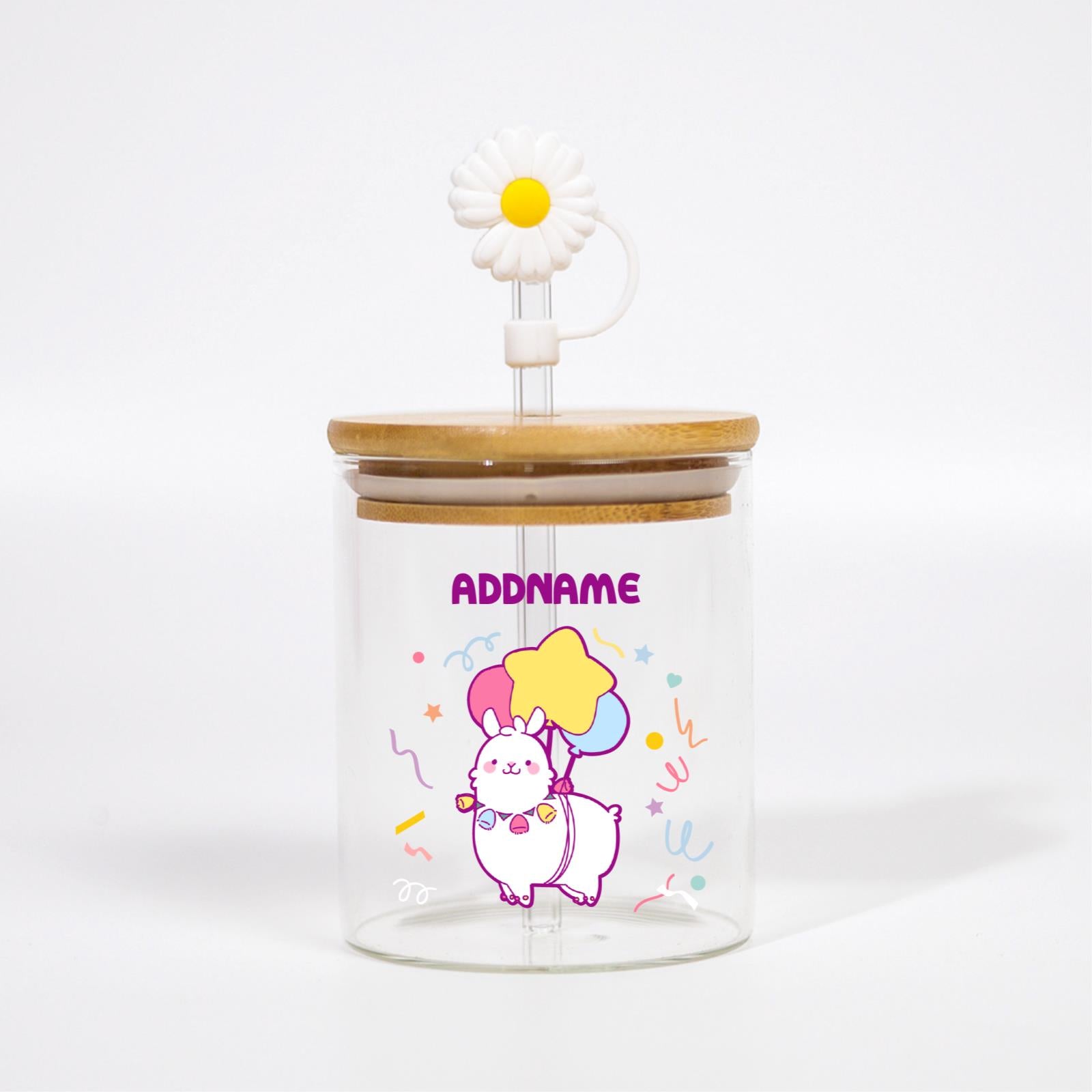 Cutesy Series Canicup - Llama With Balloons