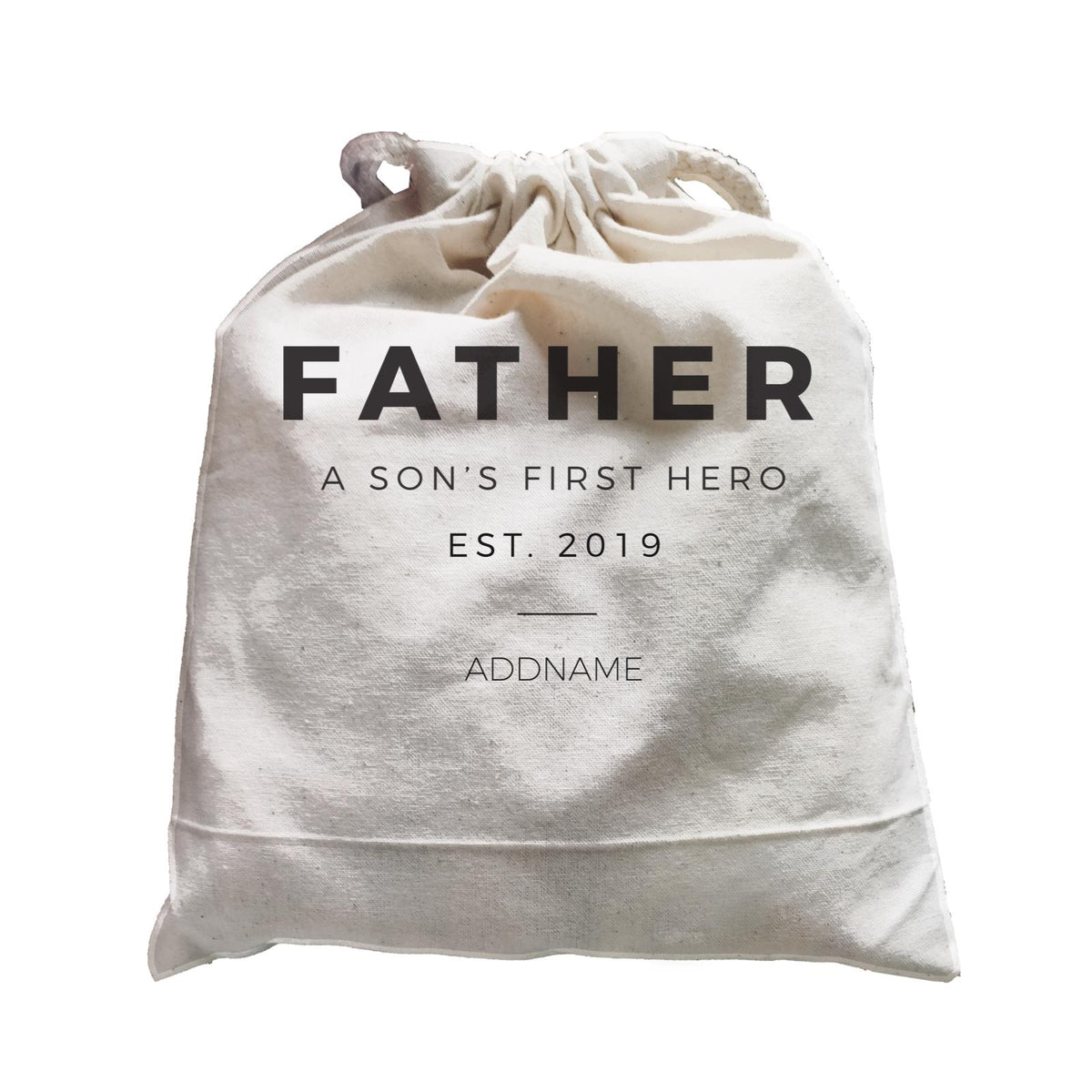 Father First A Sons First Hero Addname With Date Satchel