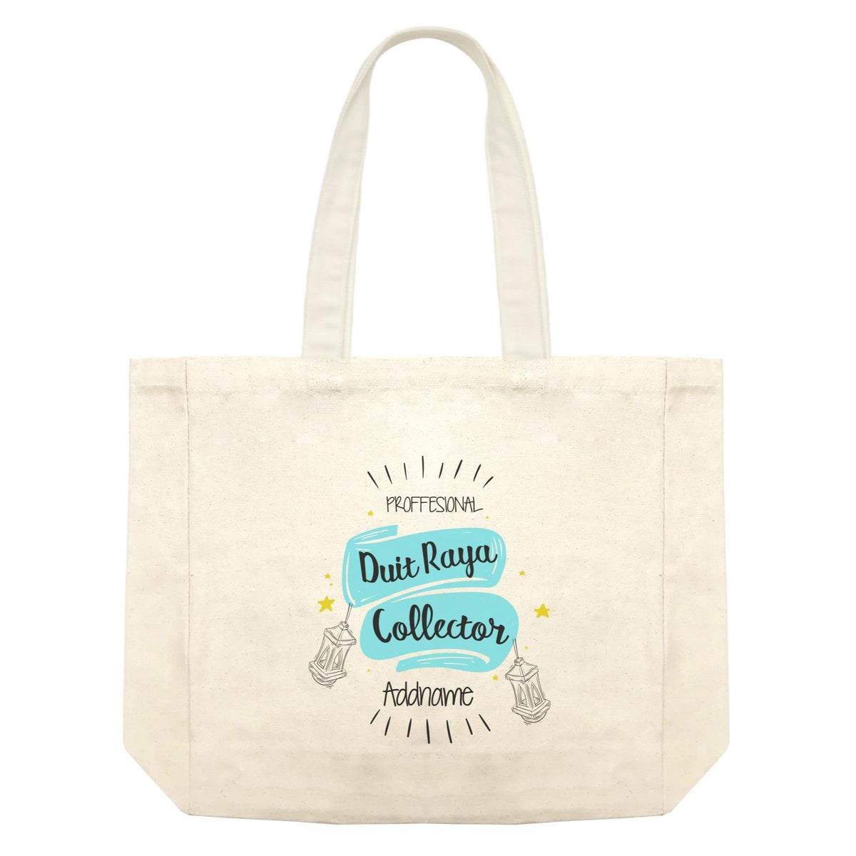 Raya Banner Proffesional Duit Raya Collector Addname Shopping Bag