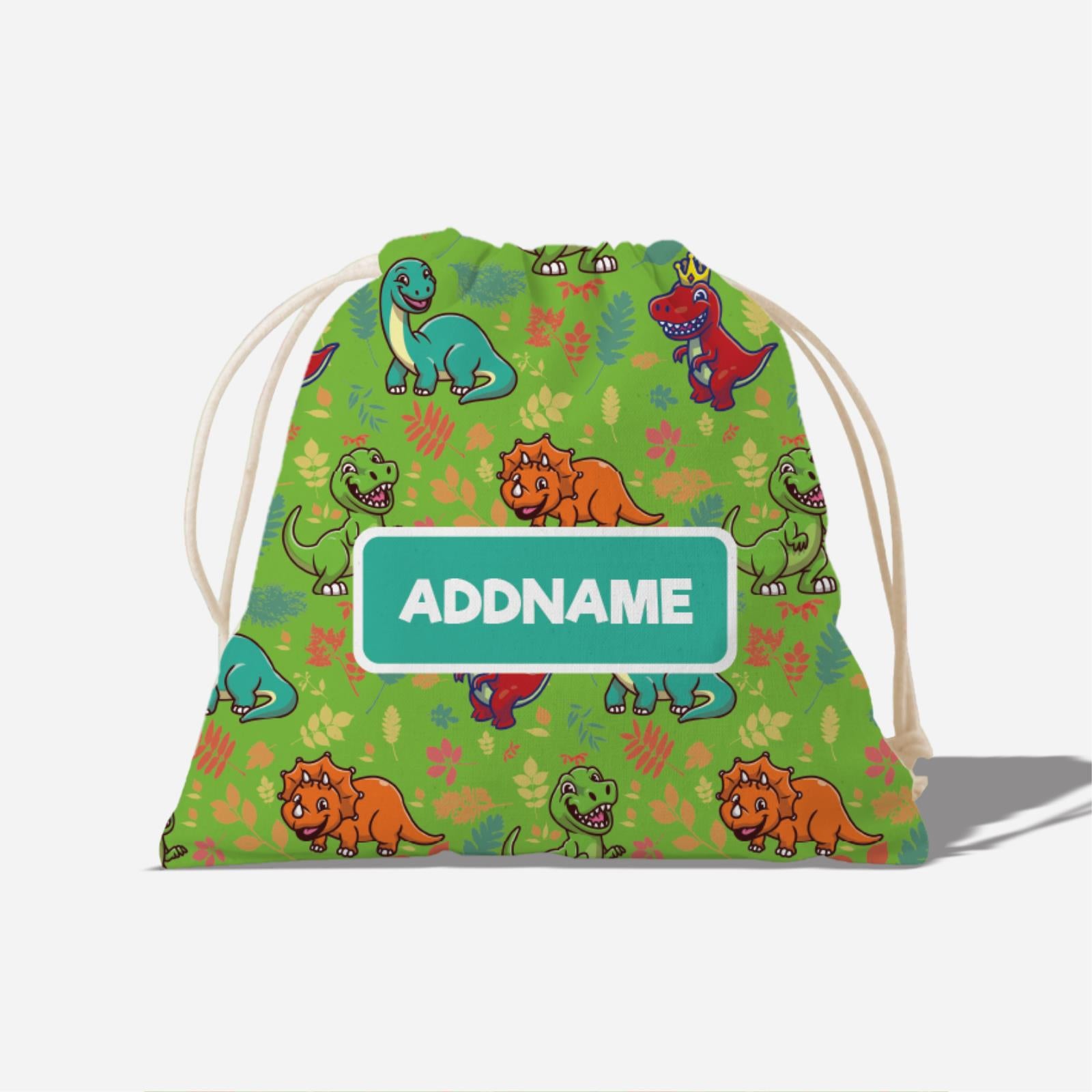 Adopt A Plushie Full Print Satchel - Brave Dino