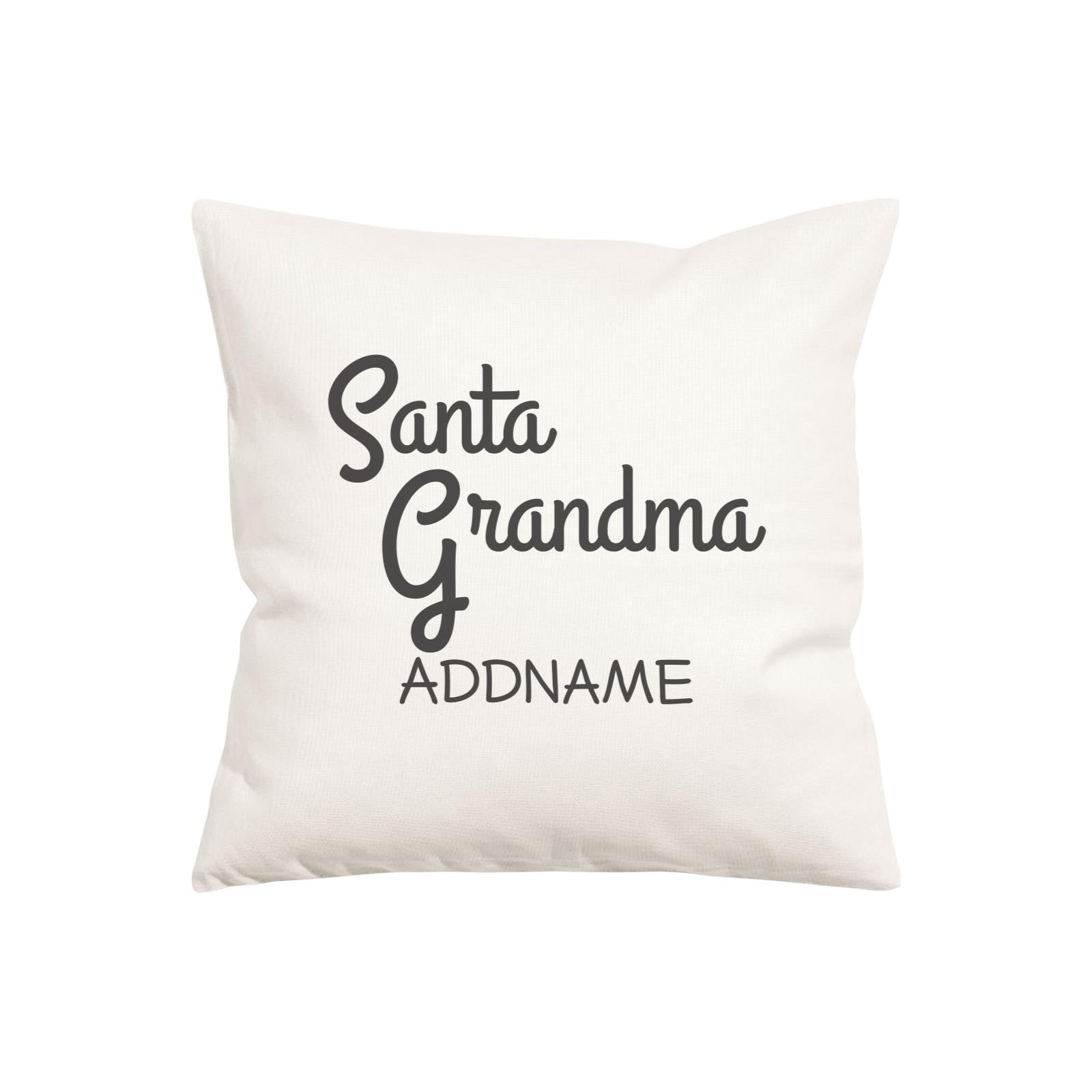 Xmas Santa Grandma Pillow Pillow Cushion