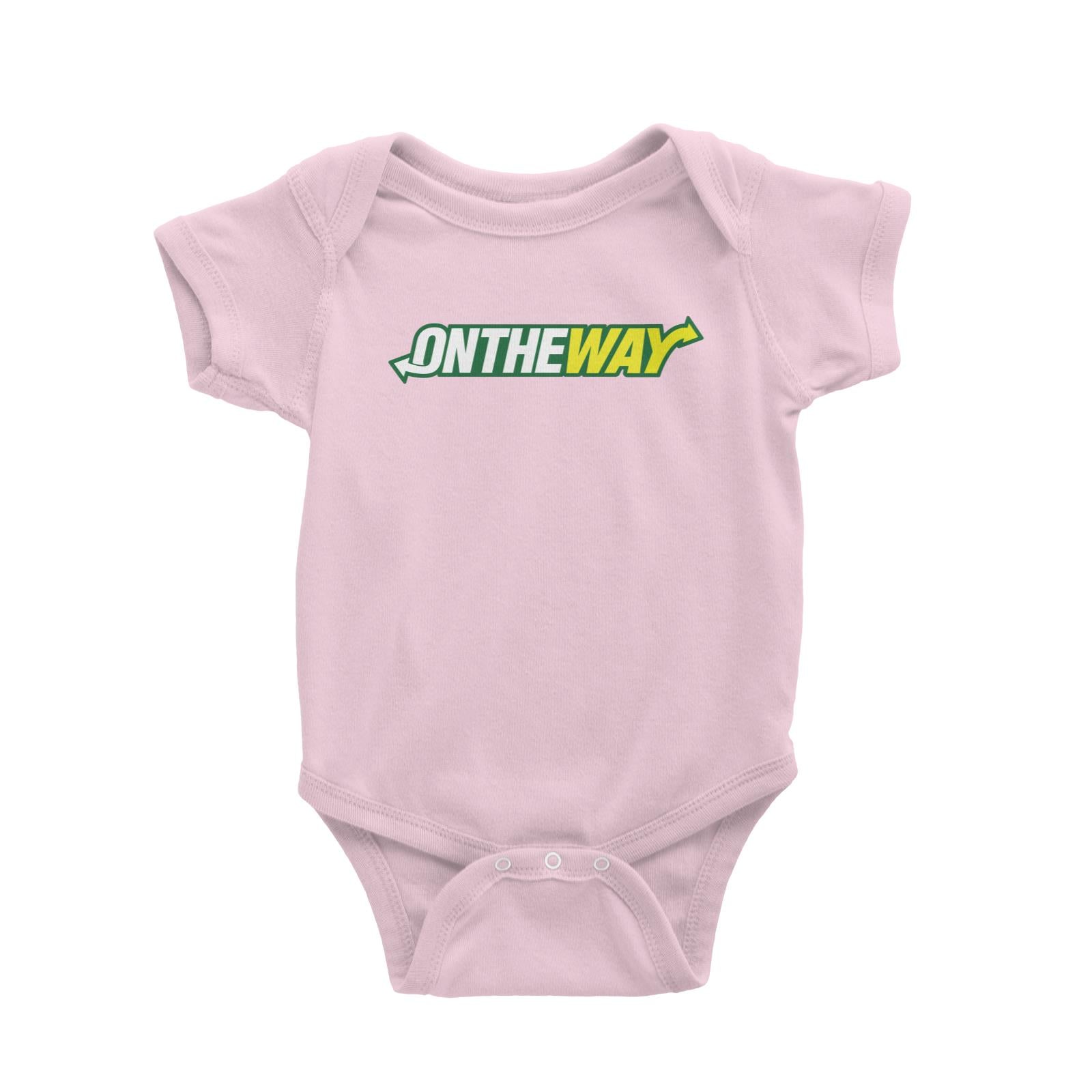 Slang Statement On The Way Baby Romper