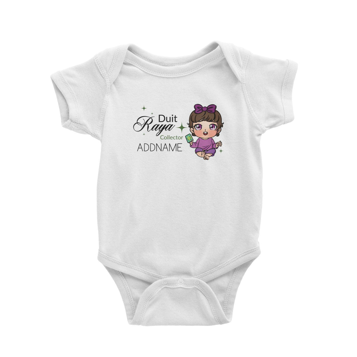 Raya Chibi Baby Baby Girl Duit Raya Collector Addname Baby Rompers